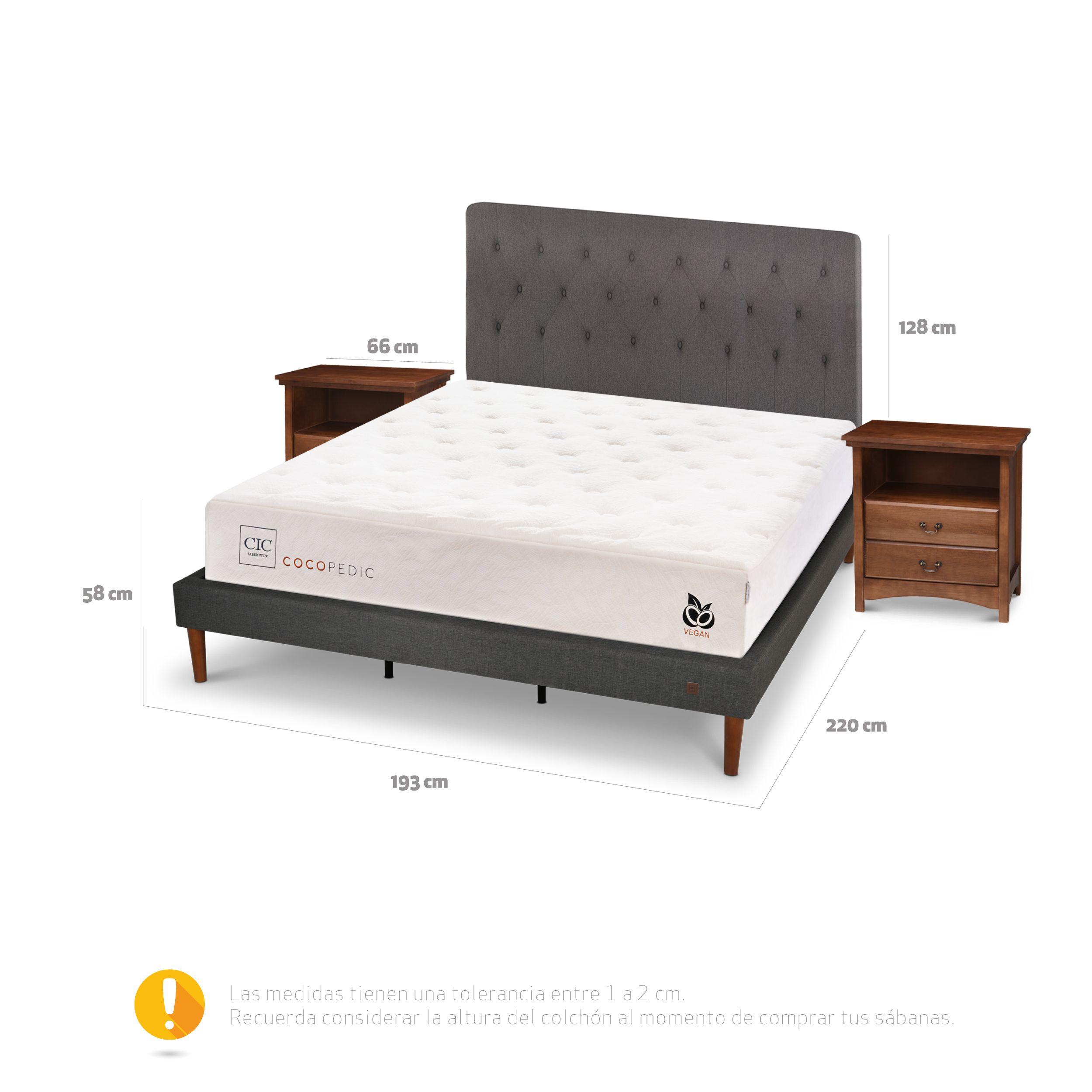 CAMA EUROPEA CURVE COCOPEDIC KING KAVERY S/T-2