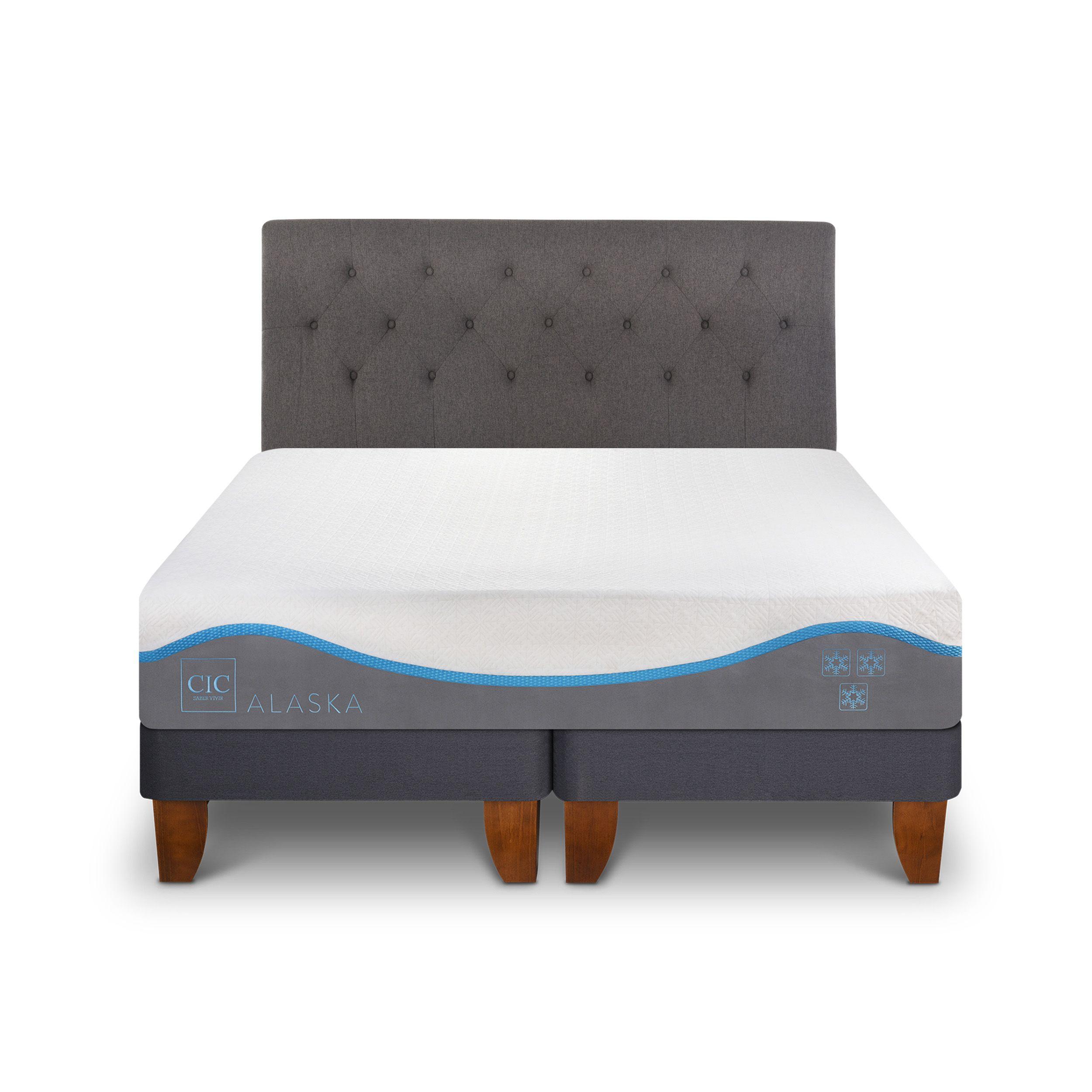 CAMA EUROPEA ALASKA 2 PLAZAS + RESPALDO KAVERY-0