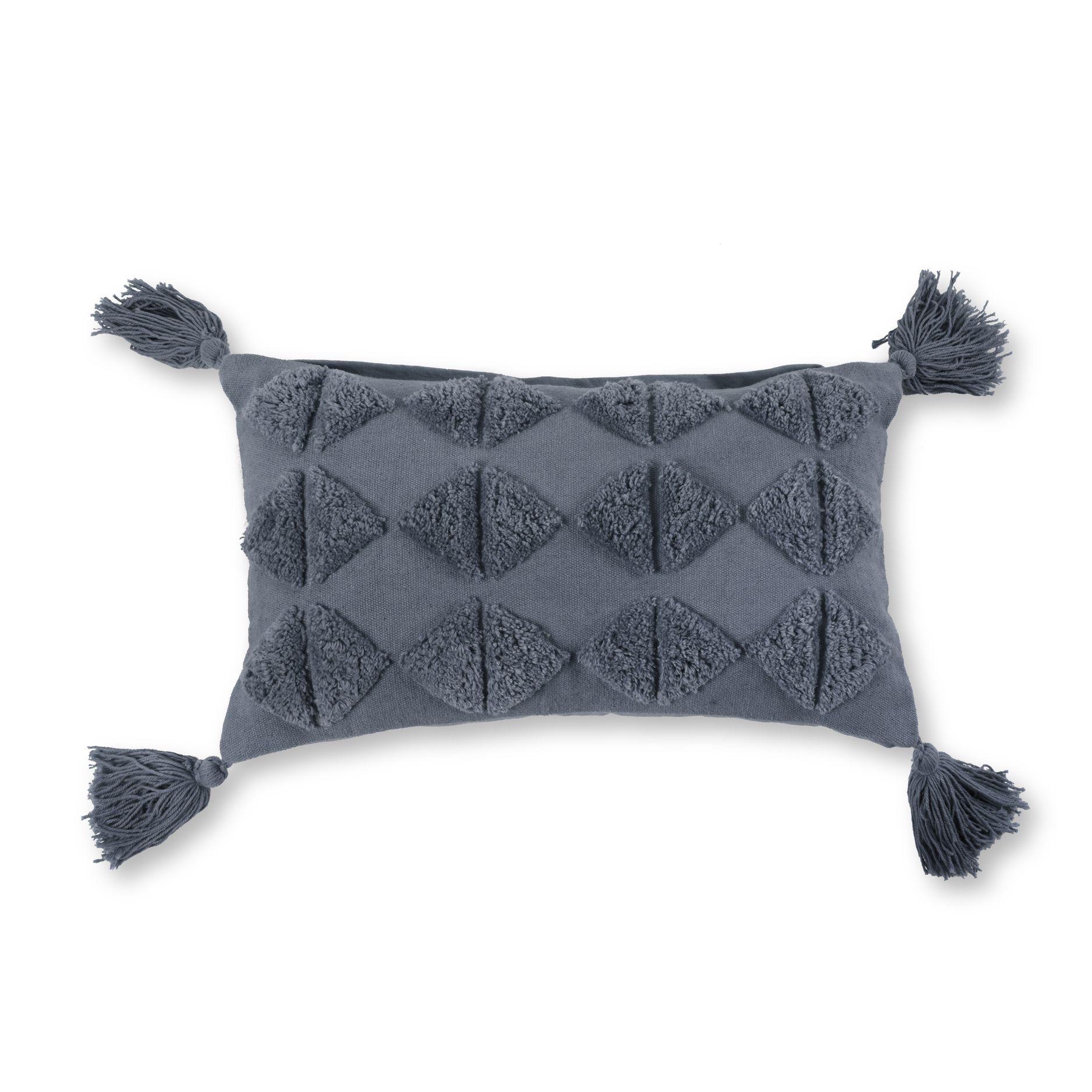 COJIN RHOMB 30X50 GRIS-0