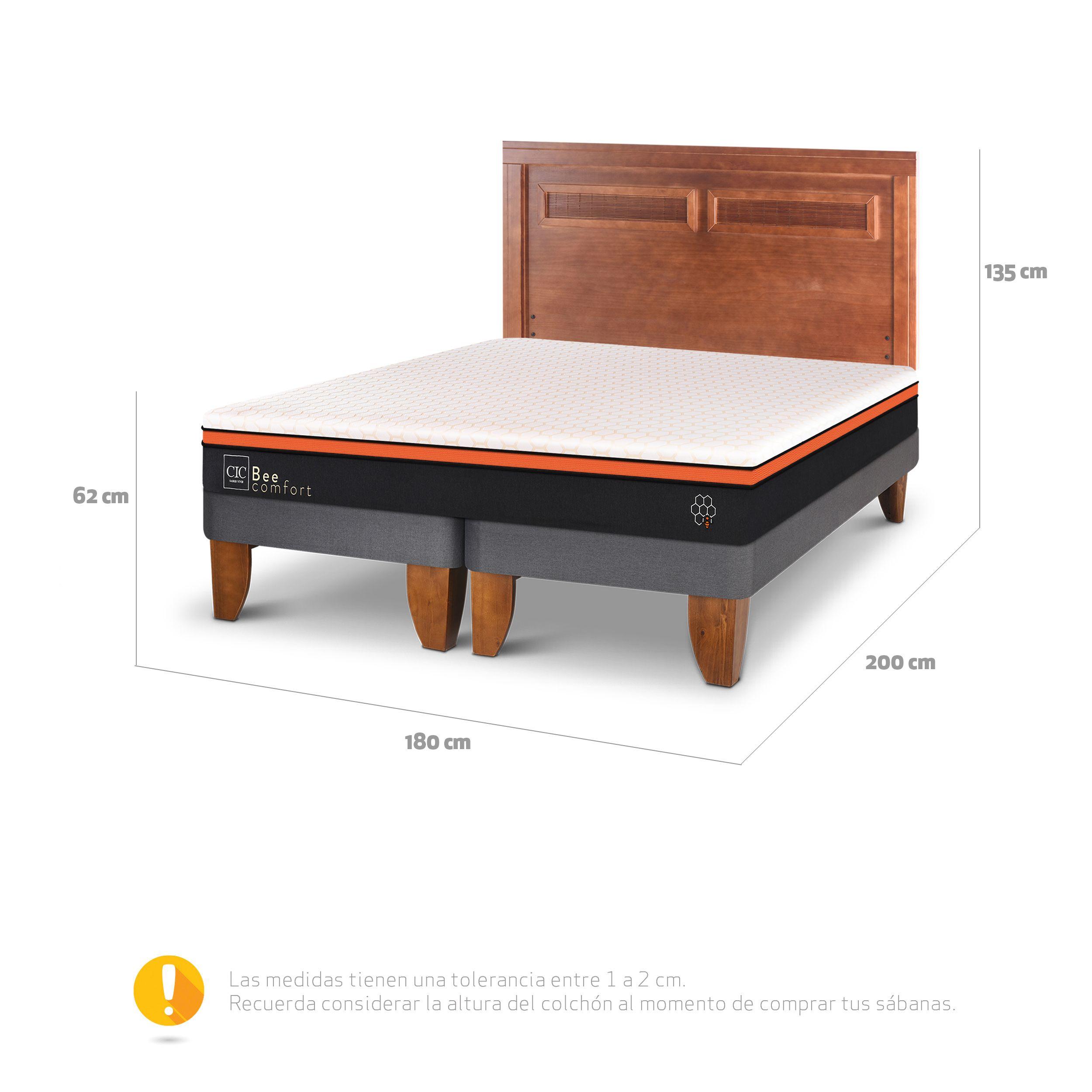 CAMA EUROPEA BEE COMFORT KING RESPALDO MILÁN-2