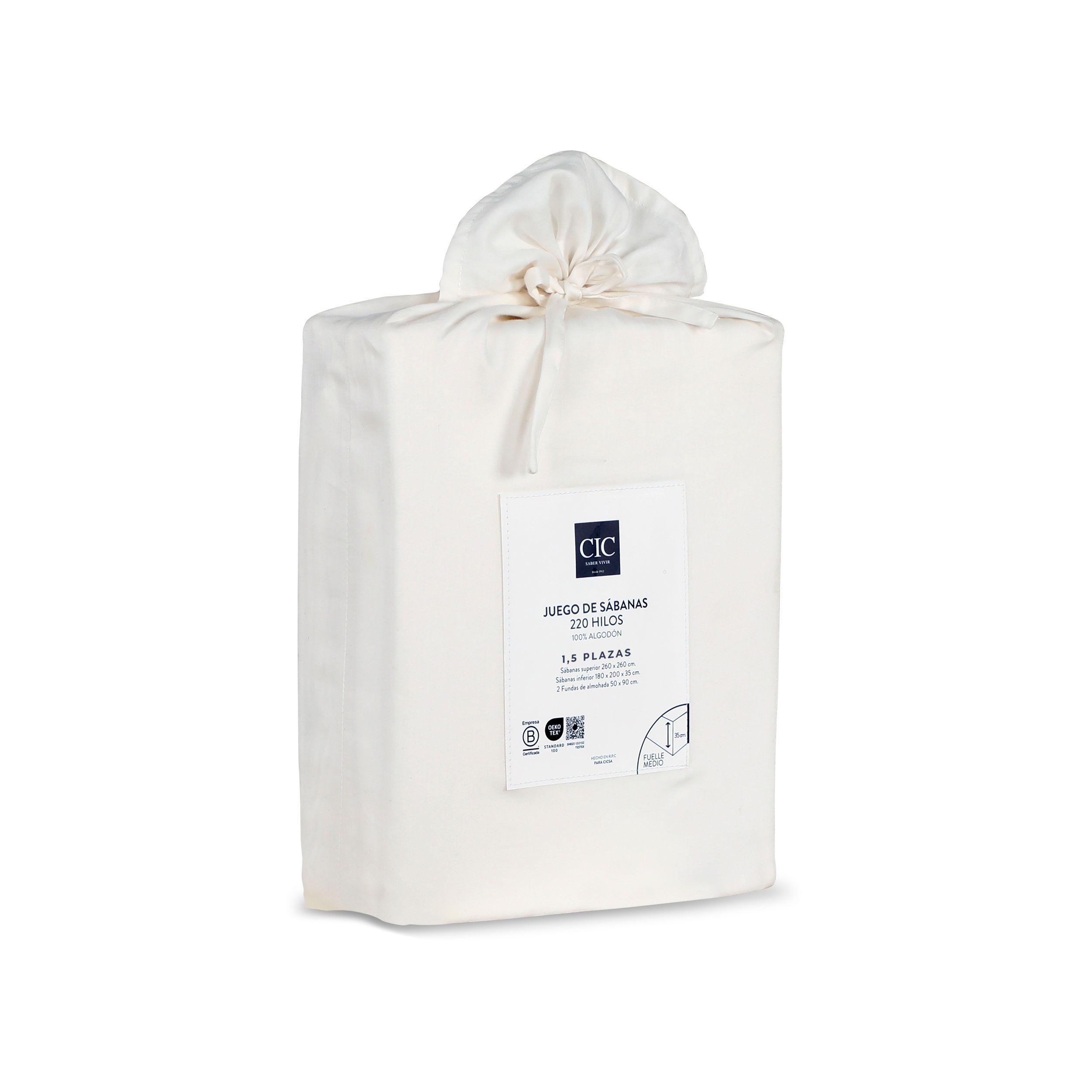 SET SABANA LISAS 220H BLANCO SGL-5