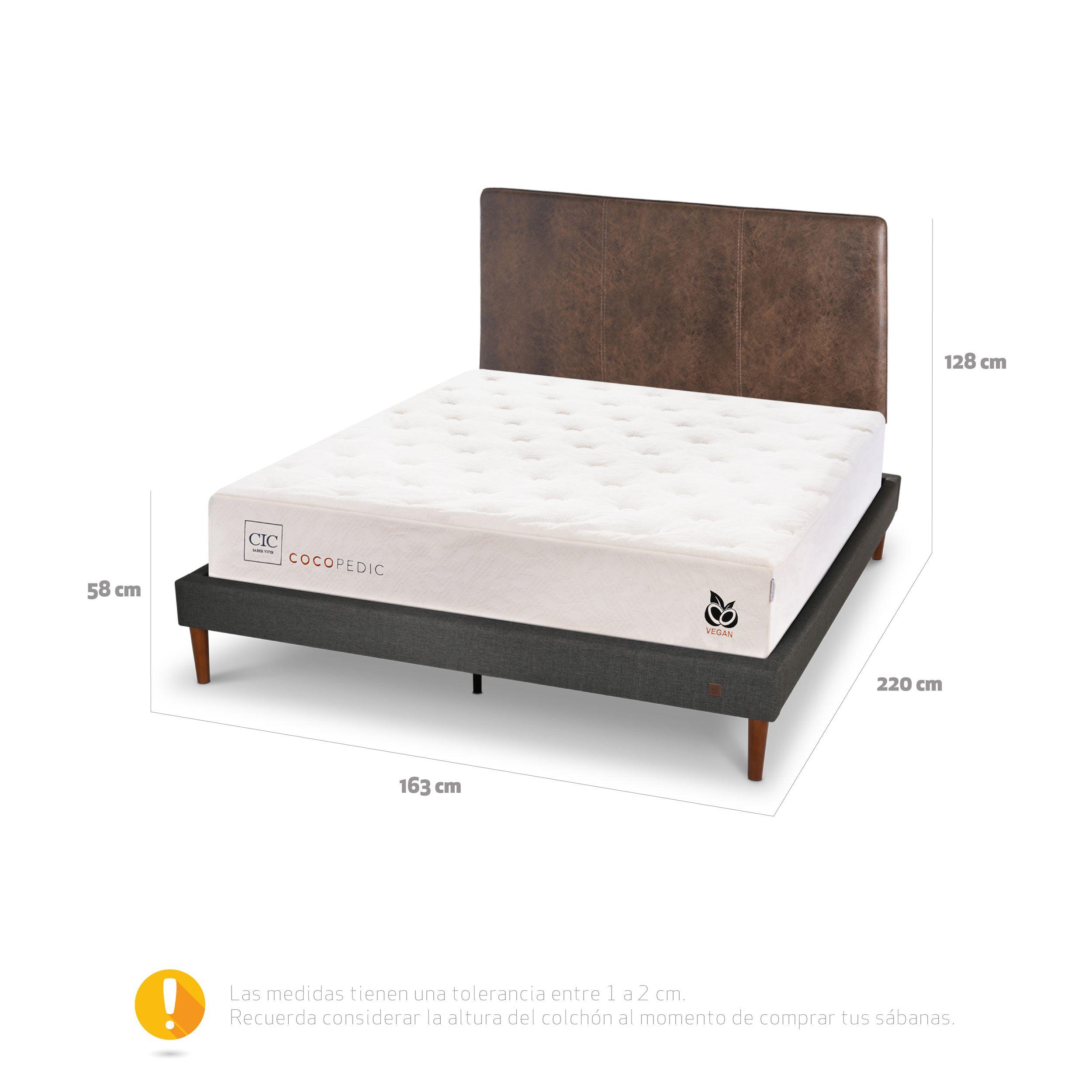 CAMA EUROPEA CURVE COCOPEDIC 2P BD RESPALDO BAKER-2