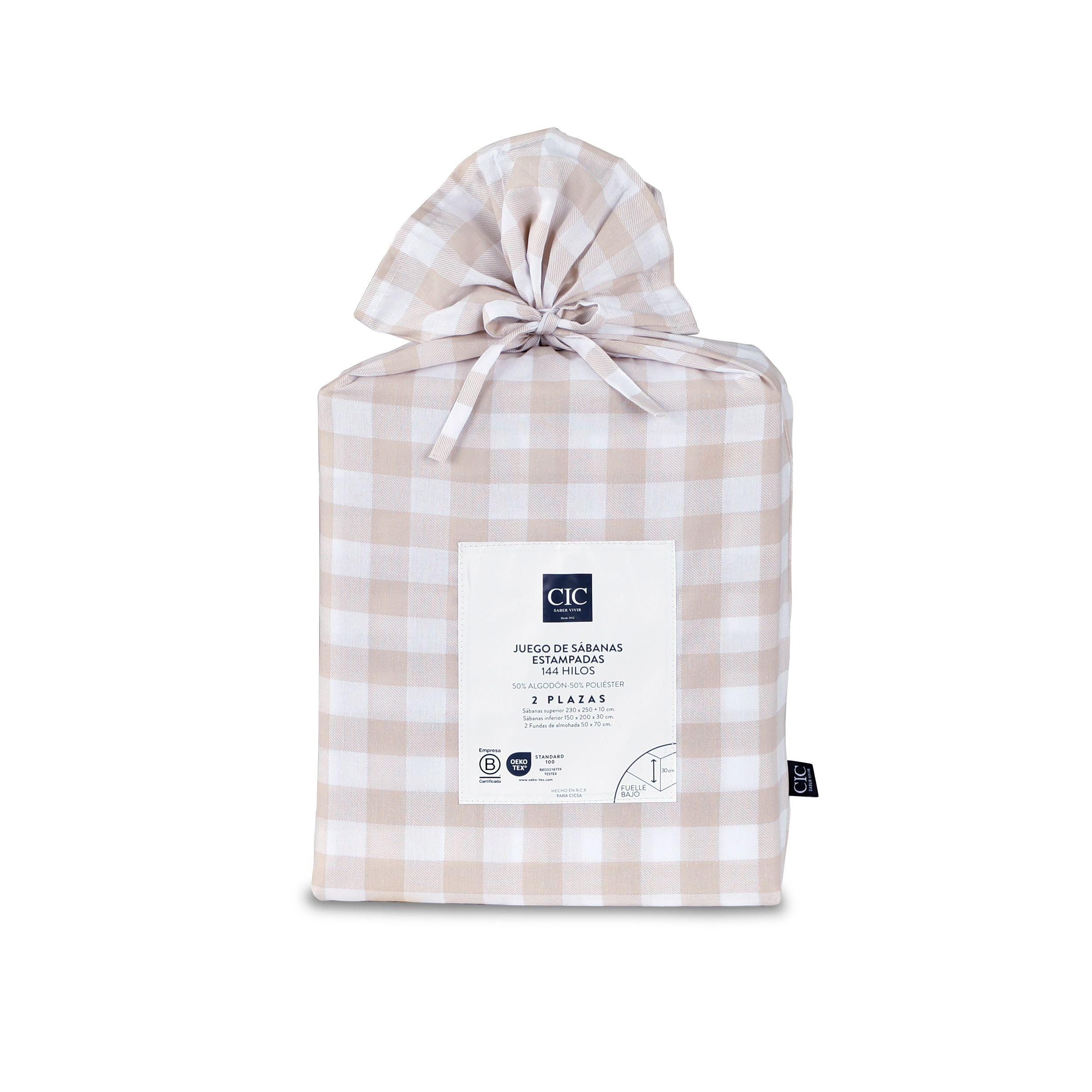 SET SABANAS LISAS 144H JACINA 2P-8