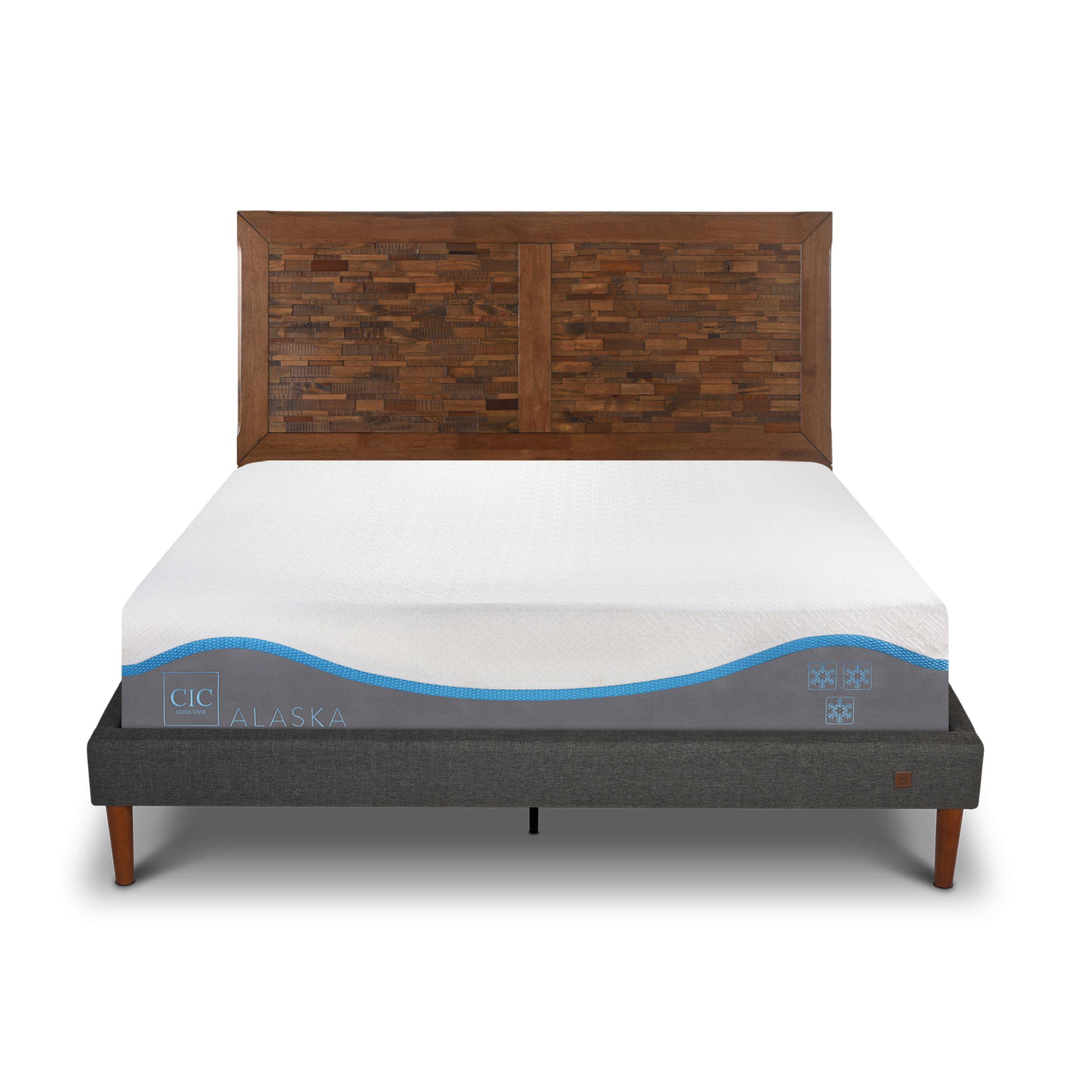 CAMA EUROPEA CURVE ALASKA 2 PLAZAS + RESPALDO ANTIQUE-0
