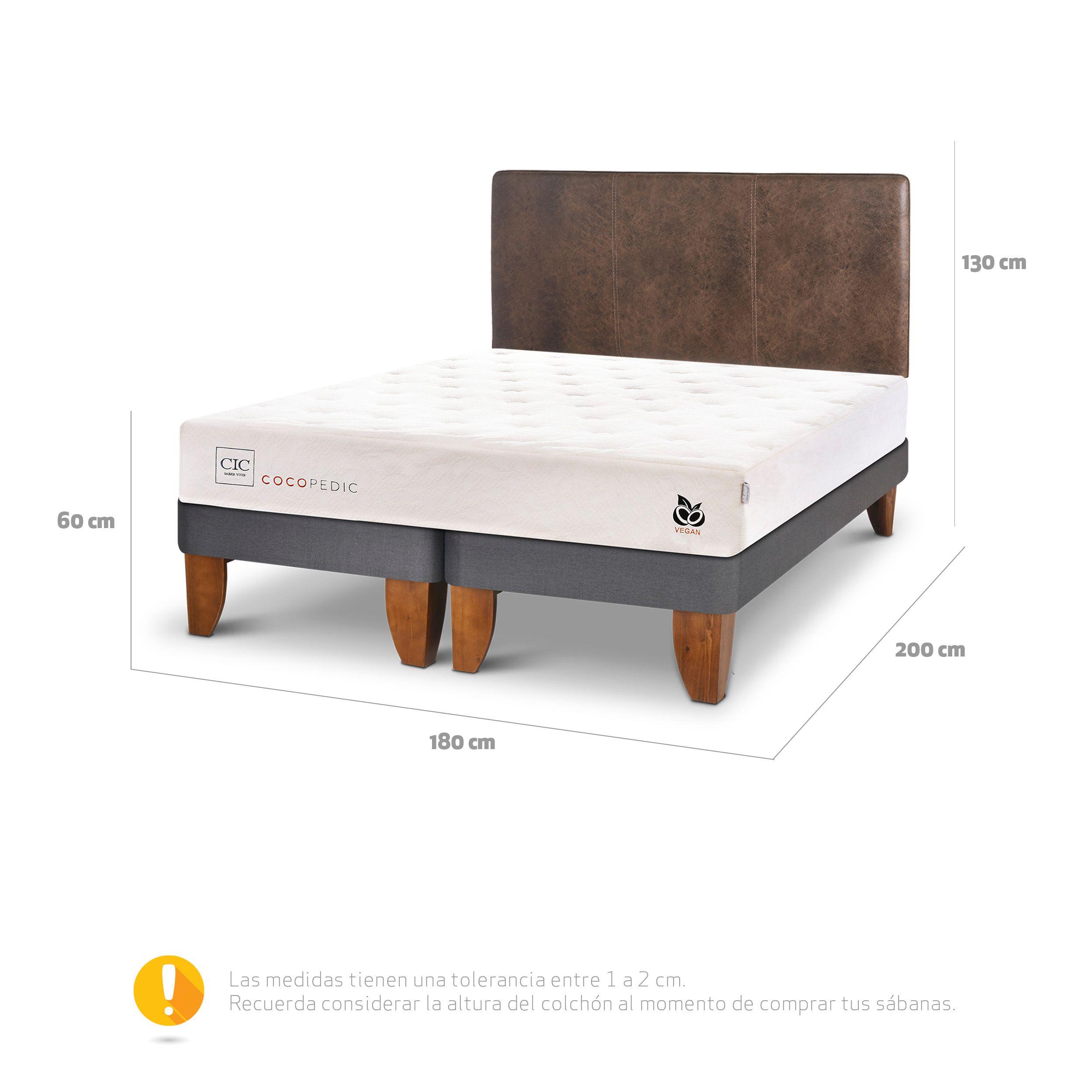 CAMA EUROPEA COCOPEDIC KING + RESPALDO BAKER-2