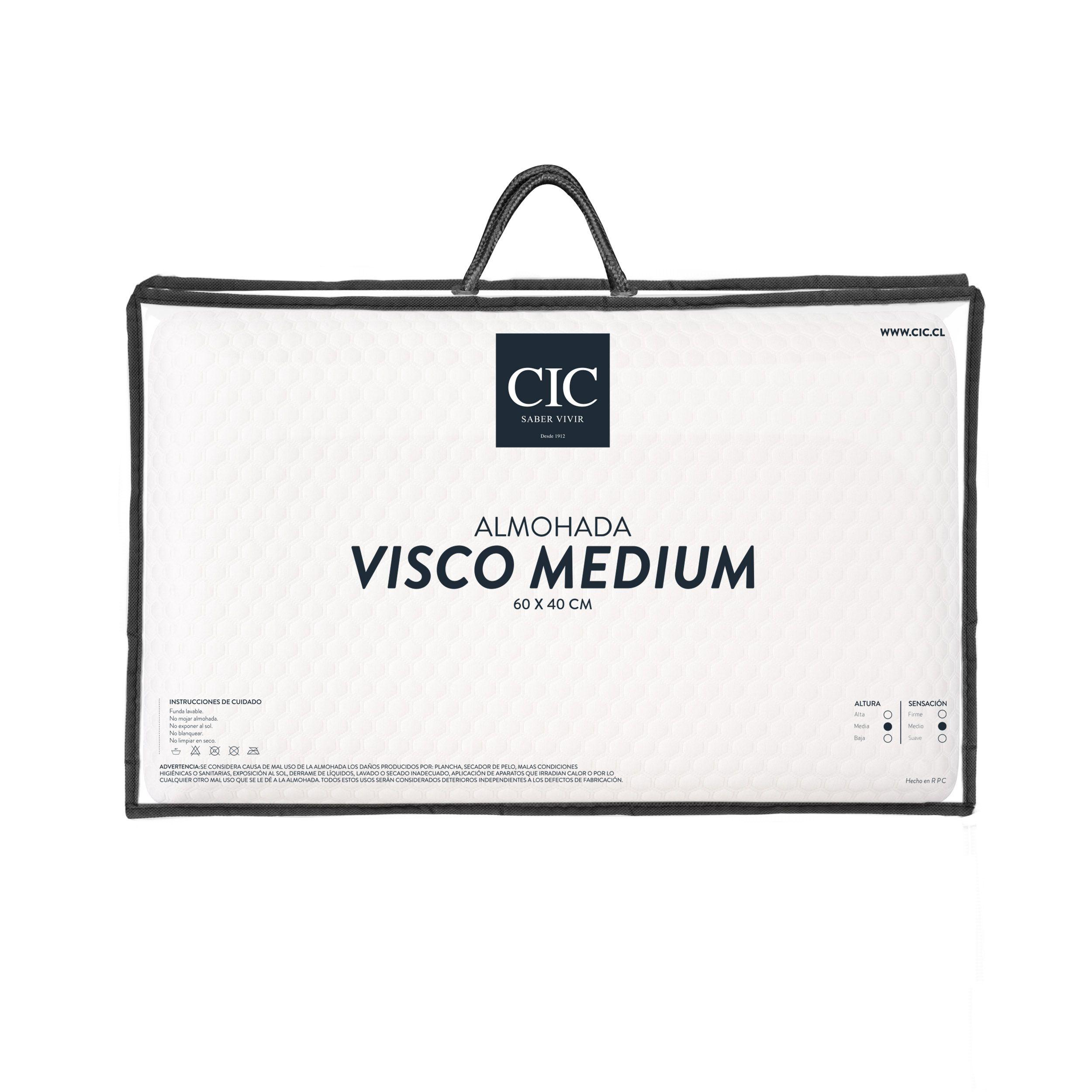 ALMOHADA VISCO MEDIUM 60X40 CM UNT-0