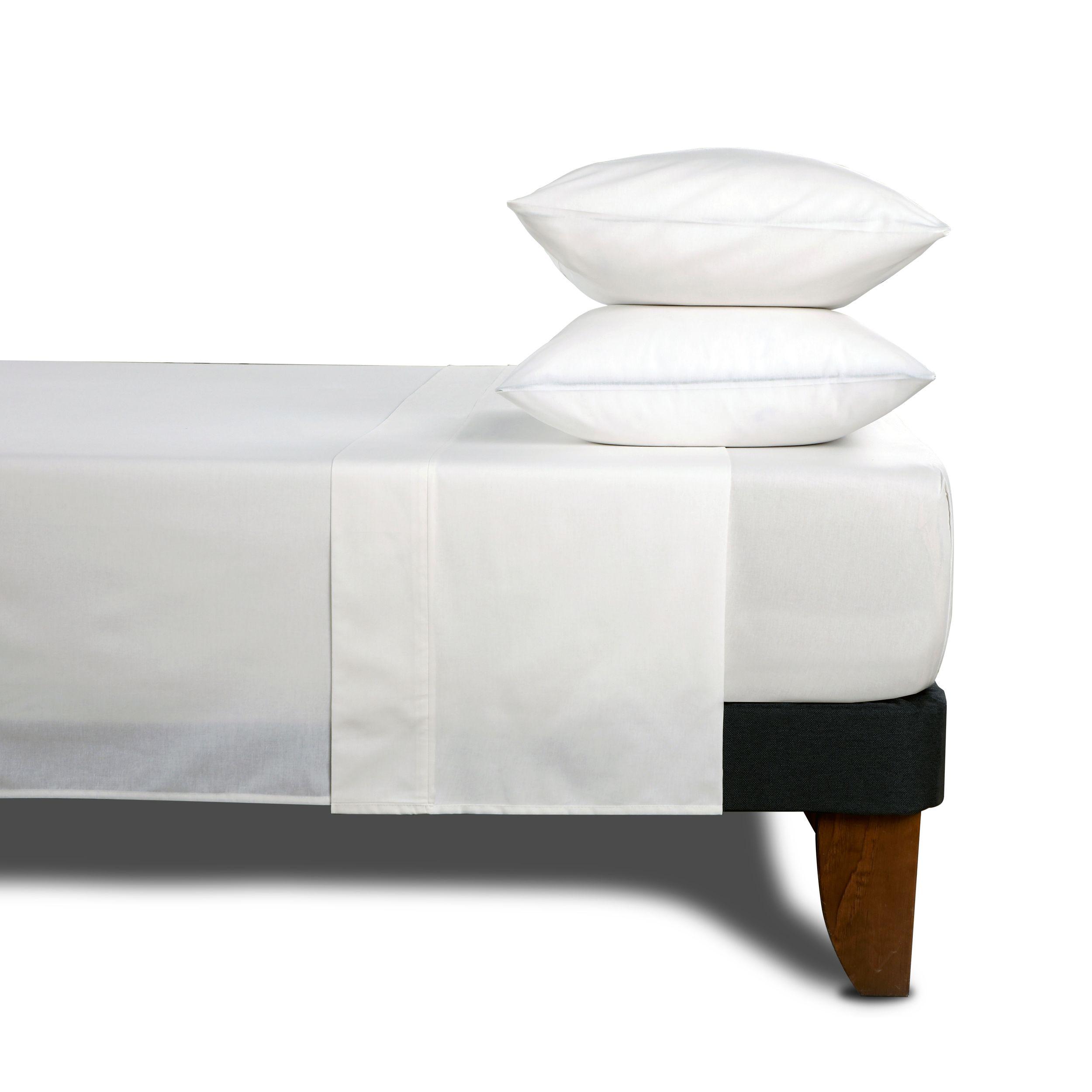 SET SABANAS LISAS 180H BLANCO 2P-0