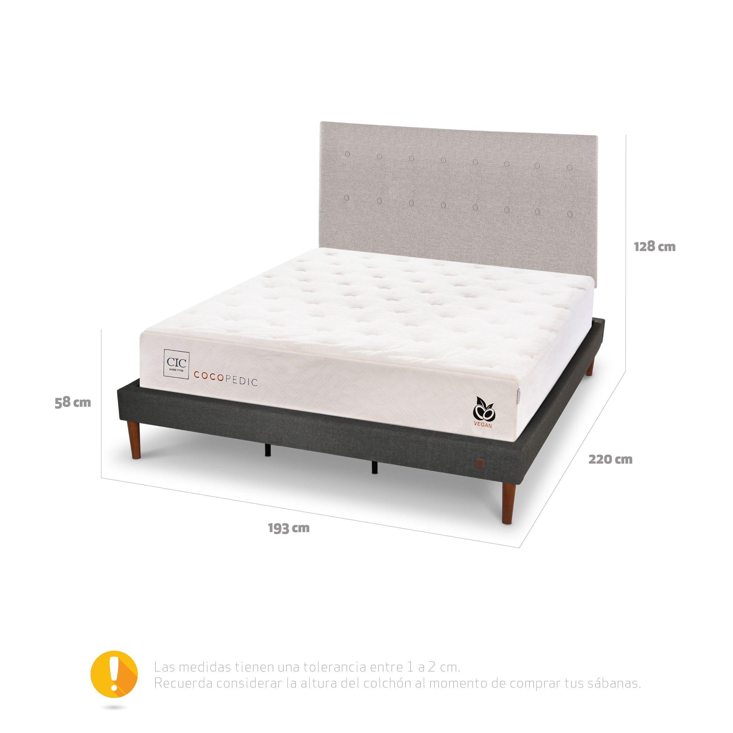 CAMA EUROPEA CURVE COCOPEDIC KING + RESPALDO TIGRIS-2