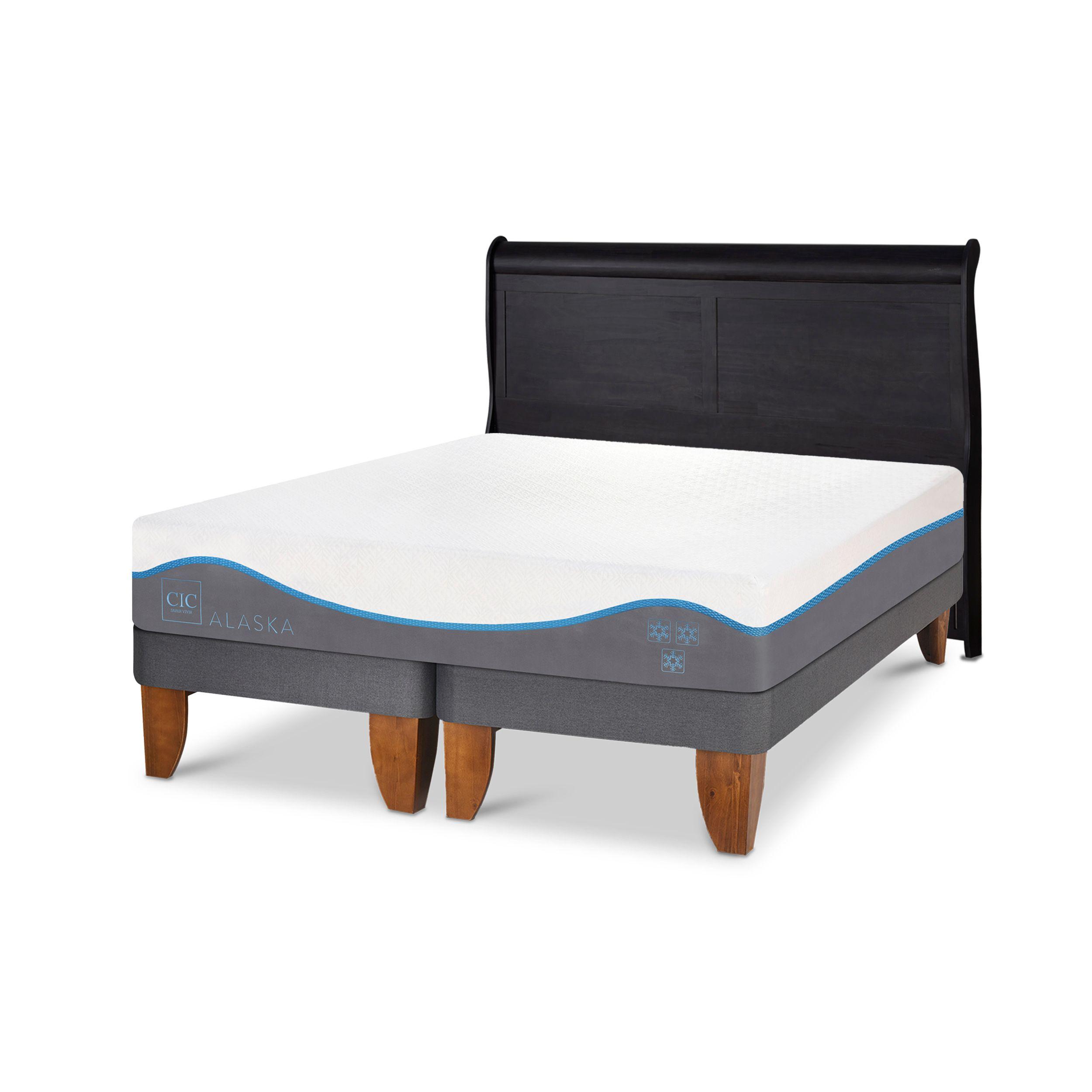 CAMA EUROPEA ALASKA KING + RESPALDO MIRO NEGRO-1