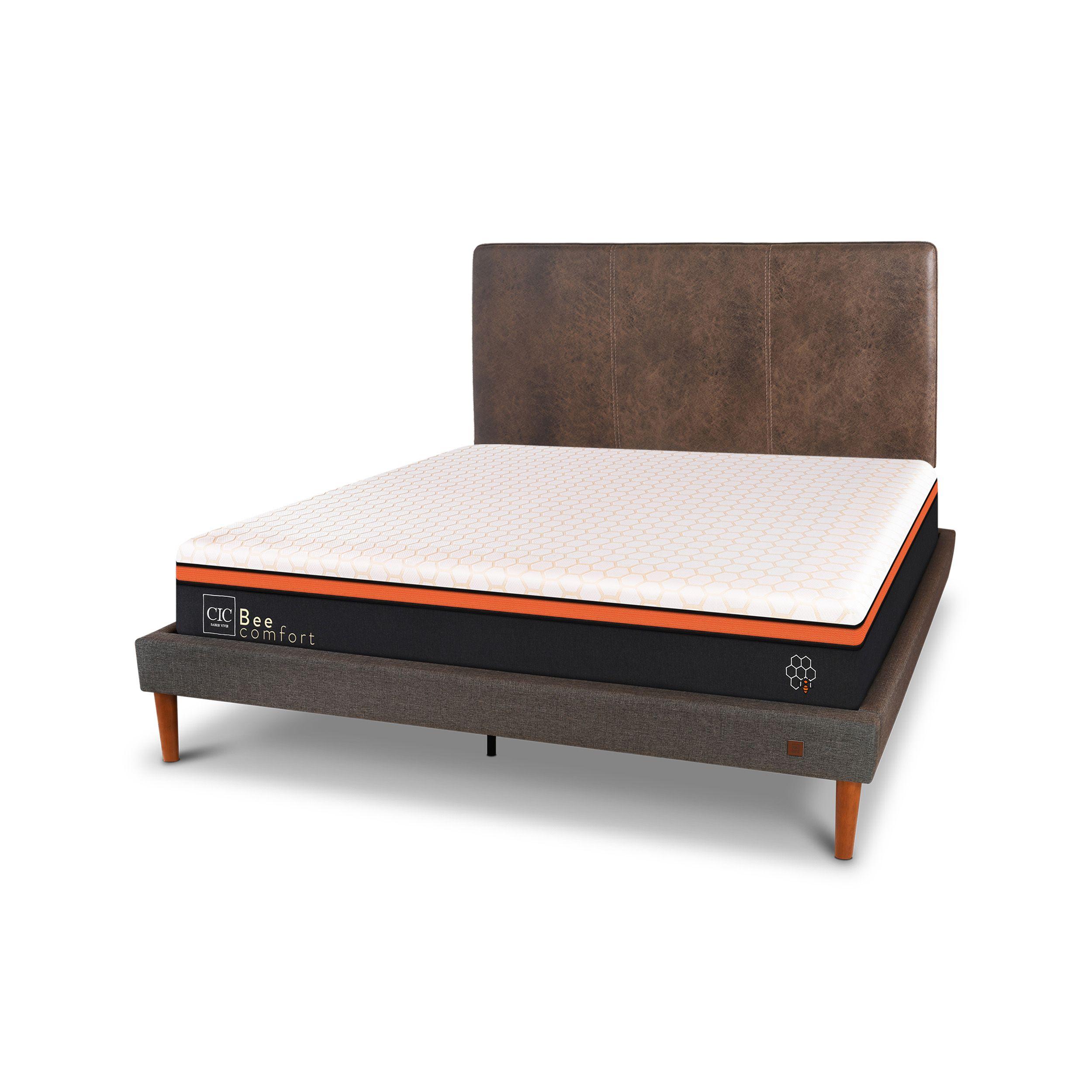 CAMA EUROPEA CURVE BEE COMFORT 2P RESPALDO BAKER-1