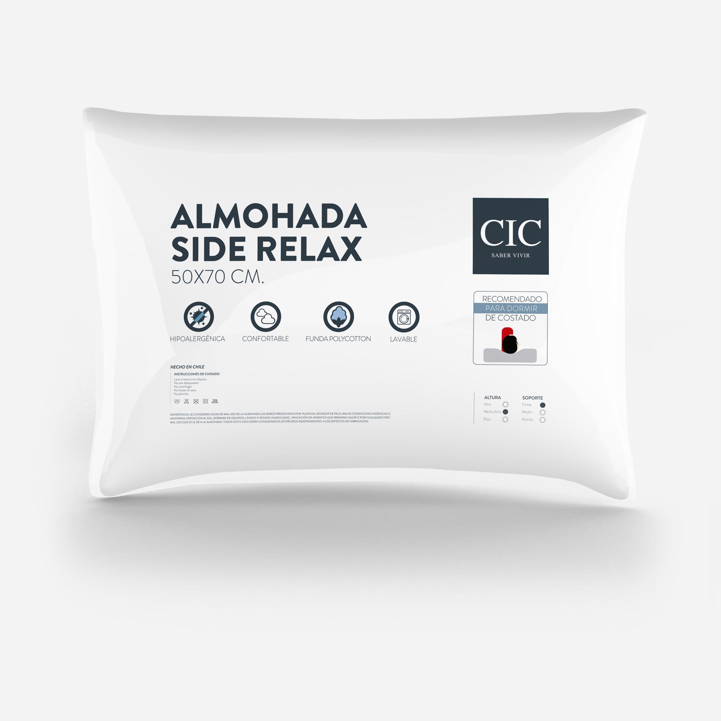 ALMOHADA FIBRA SIDE RELAX UNT-0