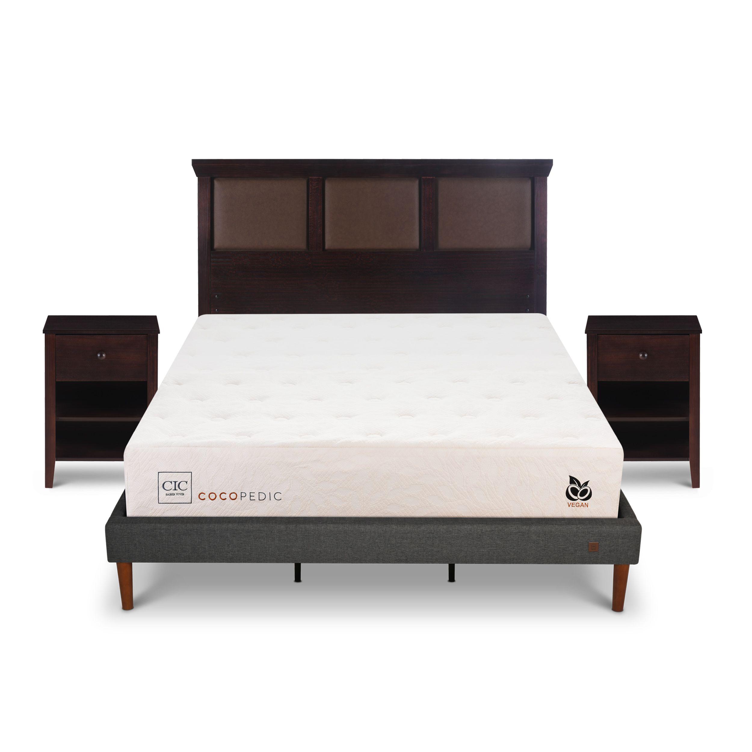 CAMA EUROPEA CURVE COCOPEDIC KING NEW TORINO CHOC S/T-0