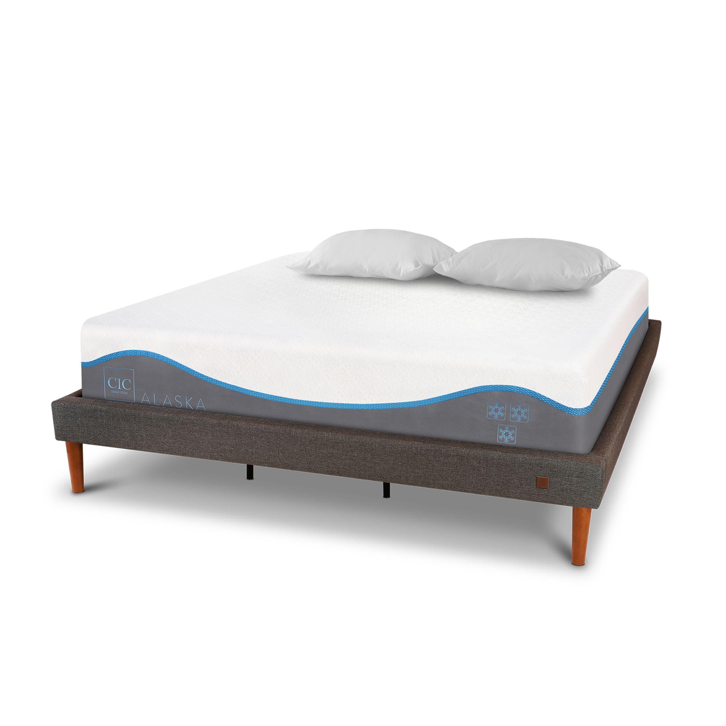 CAMA EUROPEA CURVE ALASKA KING + ALMOHADAS-1
