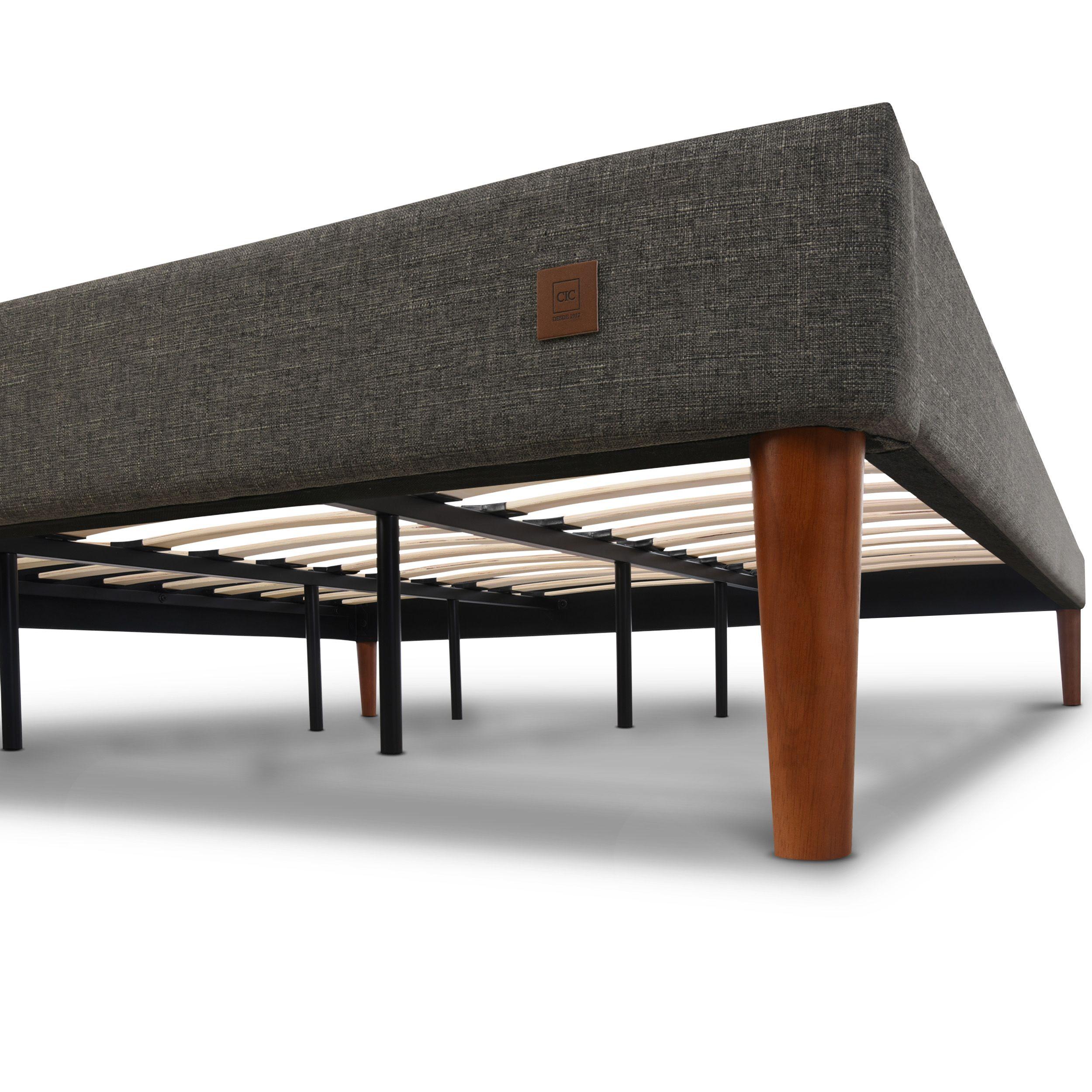 CAMA EUROPEA CURVE BEE COMFORT KING + RESPALDO EUFRATES-5