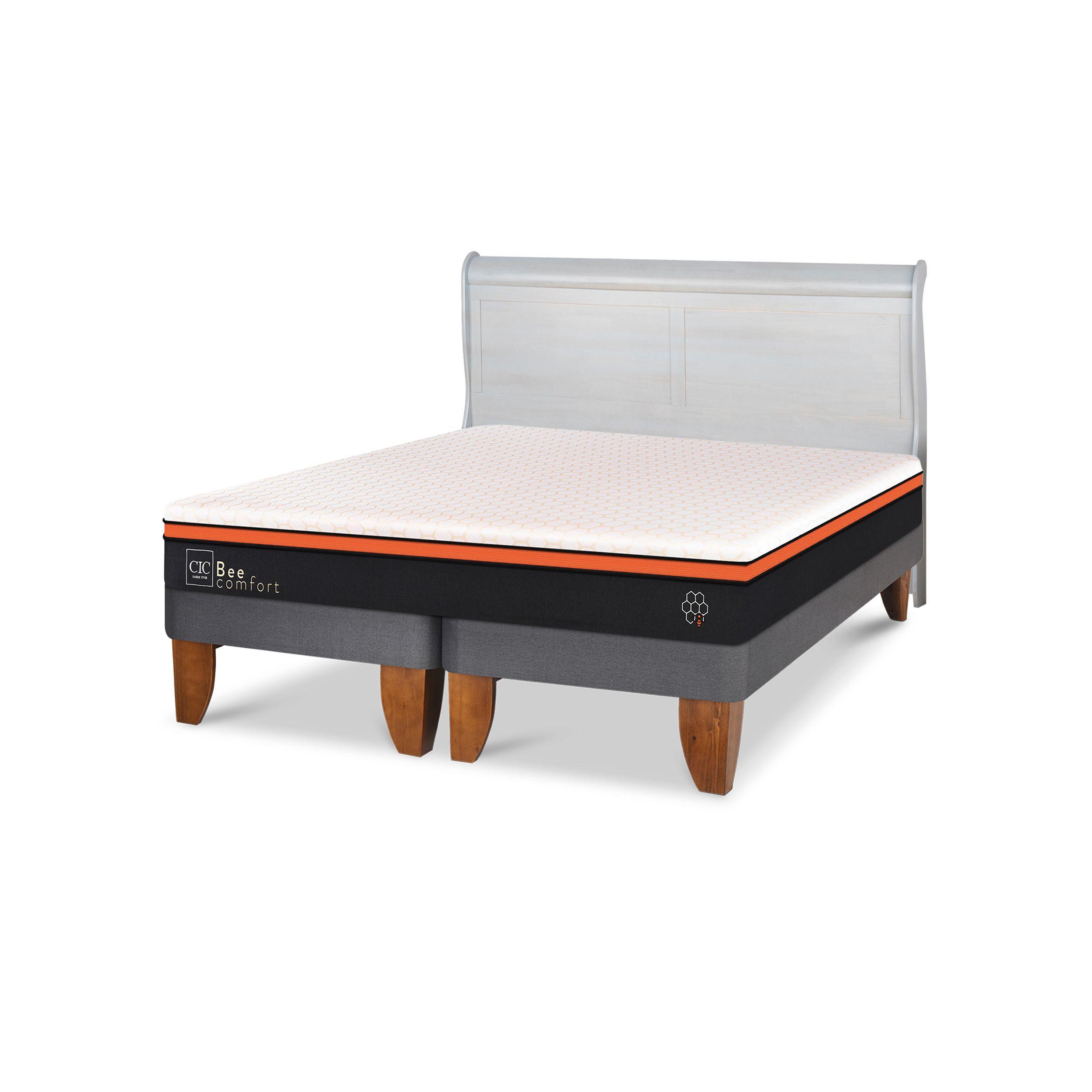 CAMA EUROPEA BEECOMFORT 2 PLAZAS + RESPALDO MIRO ALPINO-1
