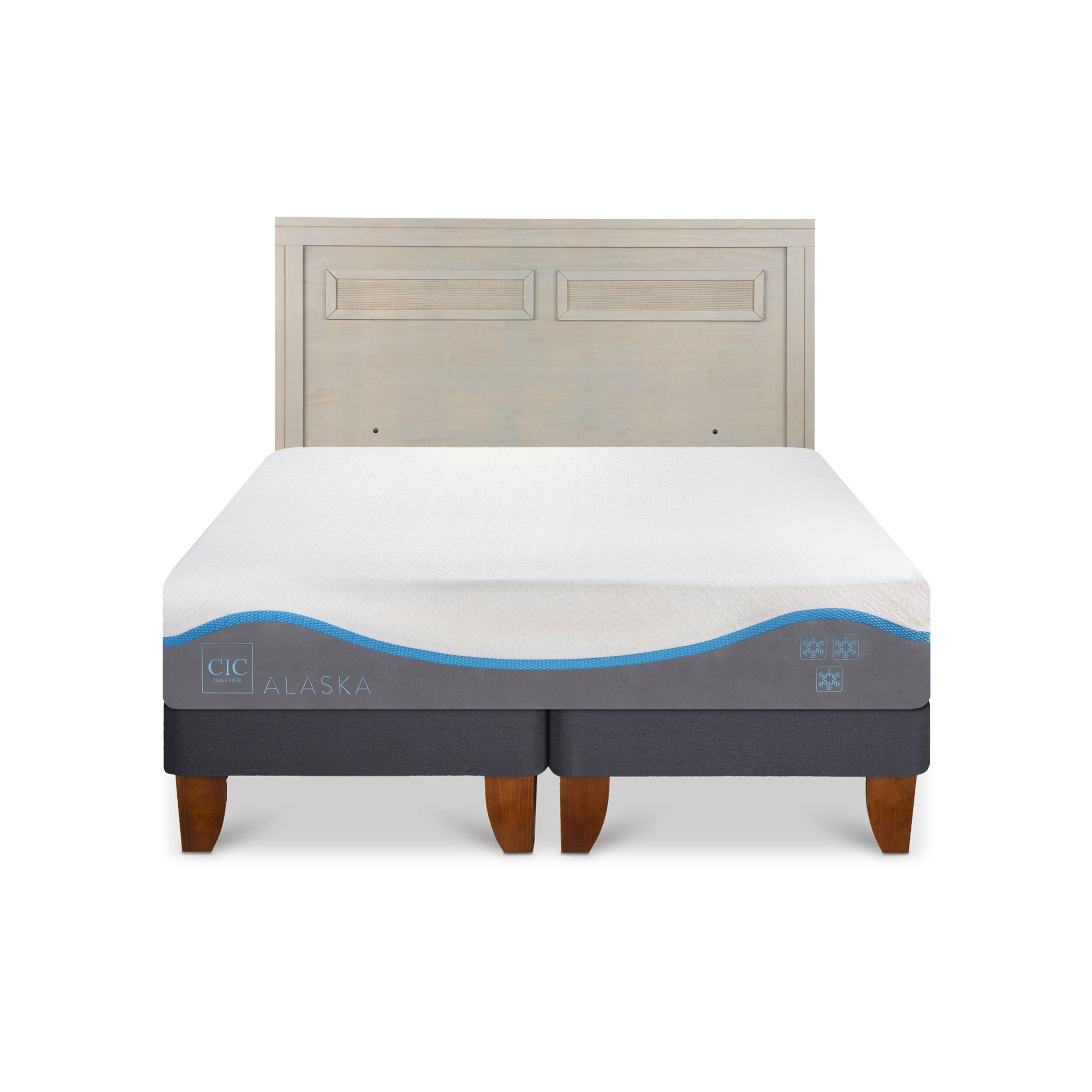CAMA EUROPEA ALASKA KING + RESPALDO MILAN ALPINO-0