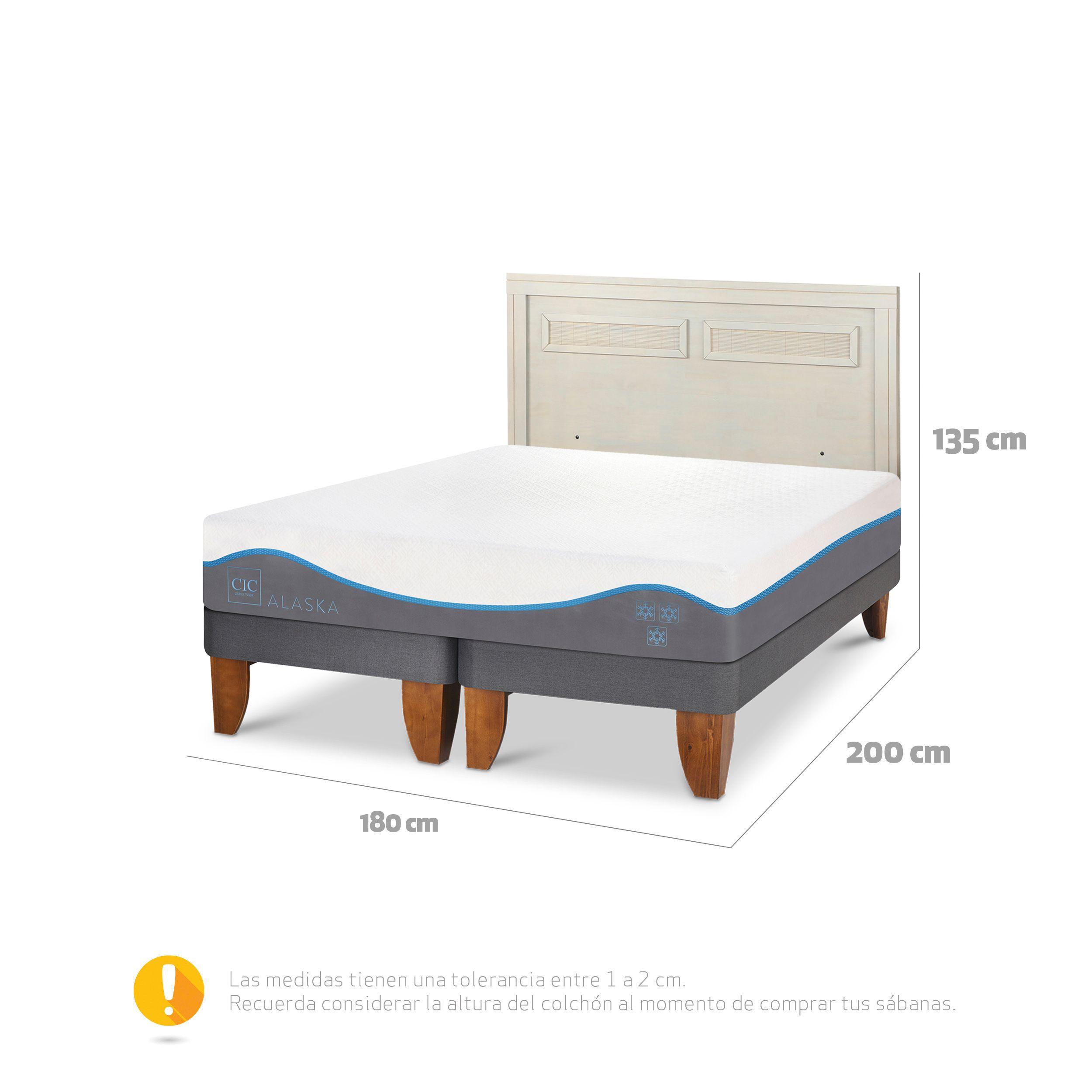 CAMA EUROPEA ALASKA KING + RESPALDO MILAN ALPINO-2