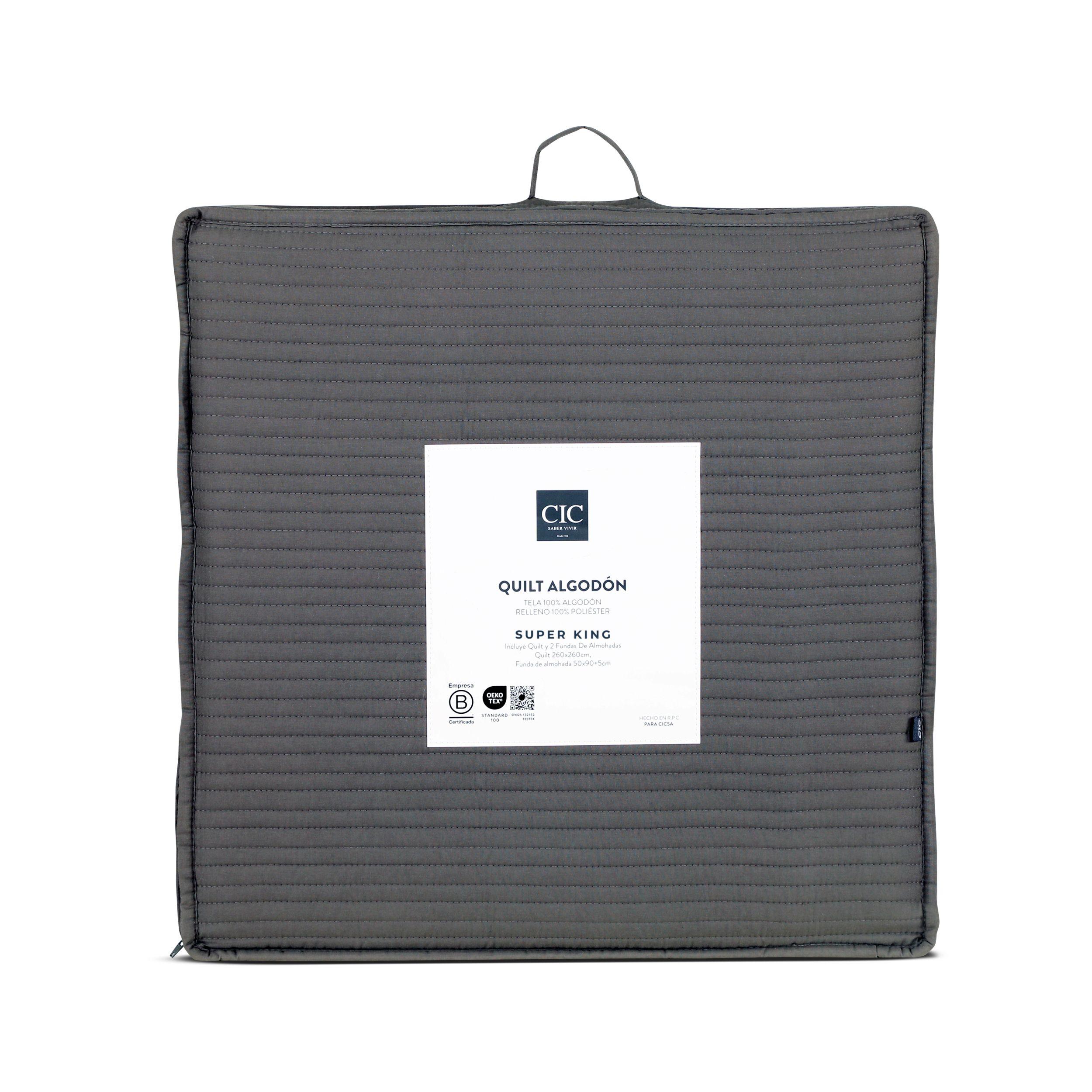 QUILT ALGODON GRIS SK-6