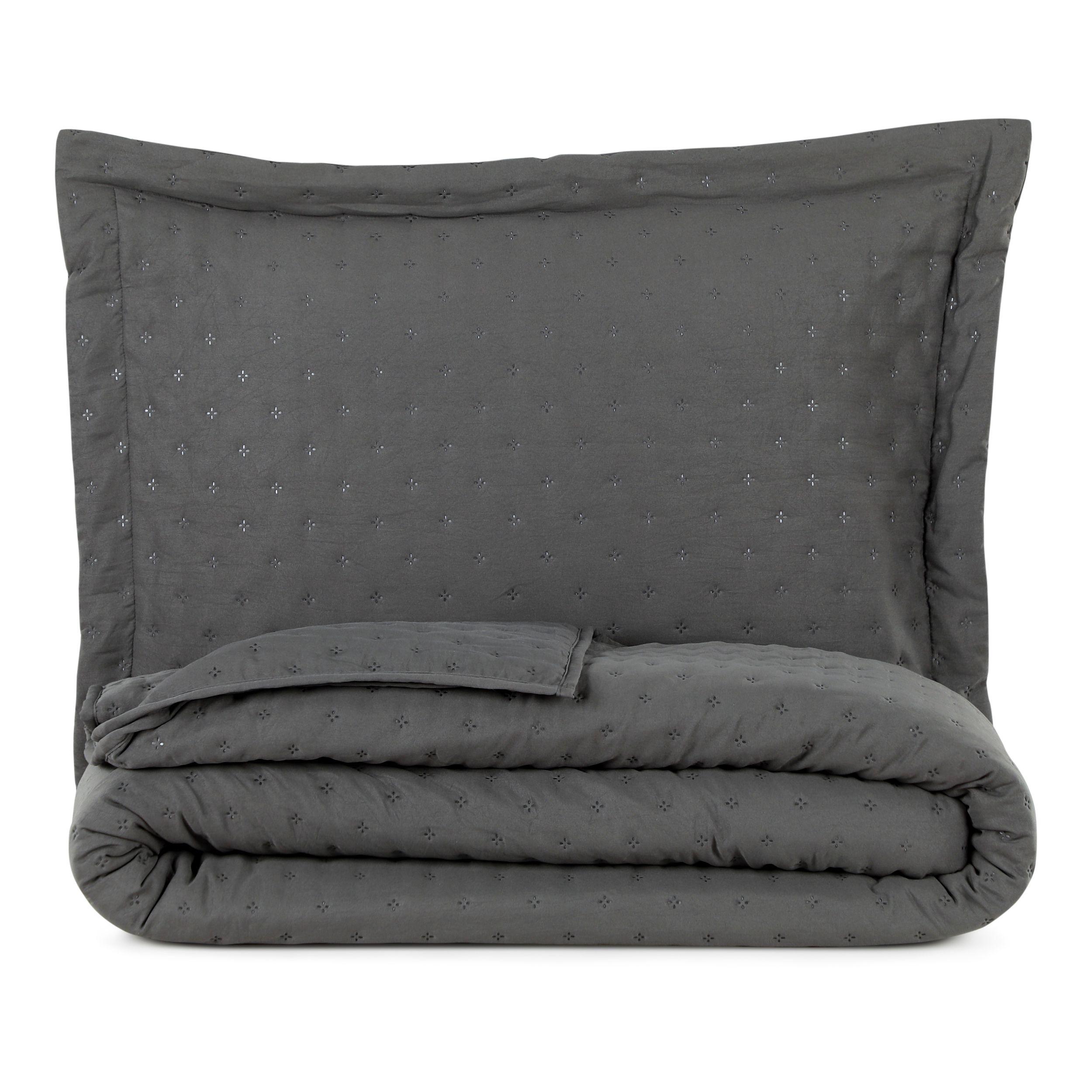 QUILT MICROFIBRA GRIS SGL-3