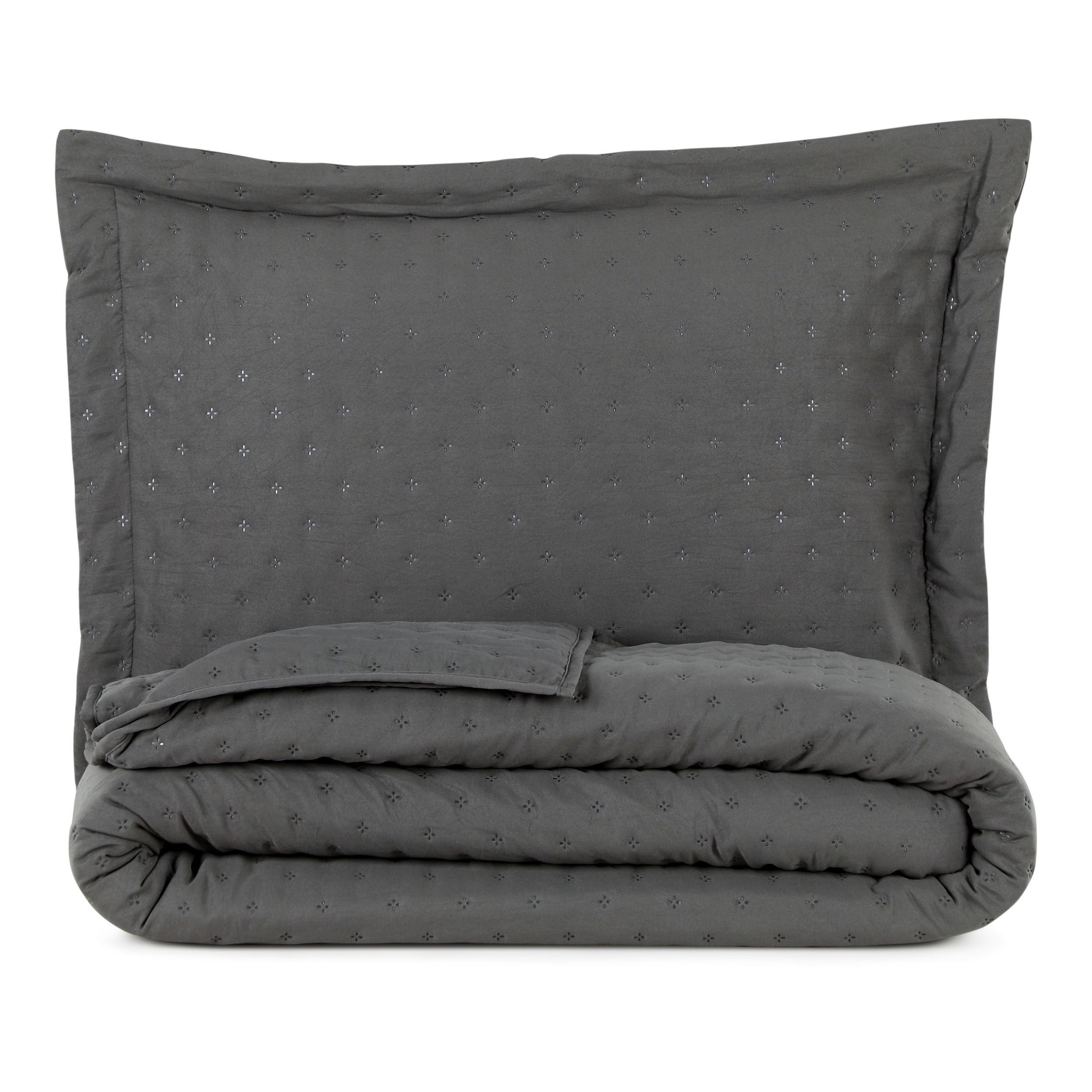 QUILT MICROFIBRA GRIS SGL-3