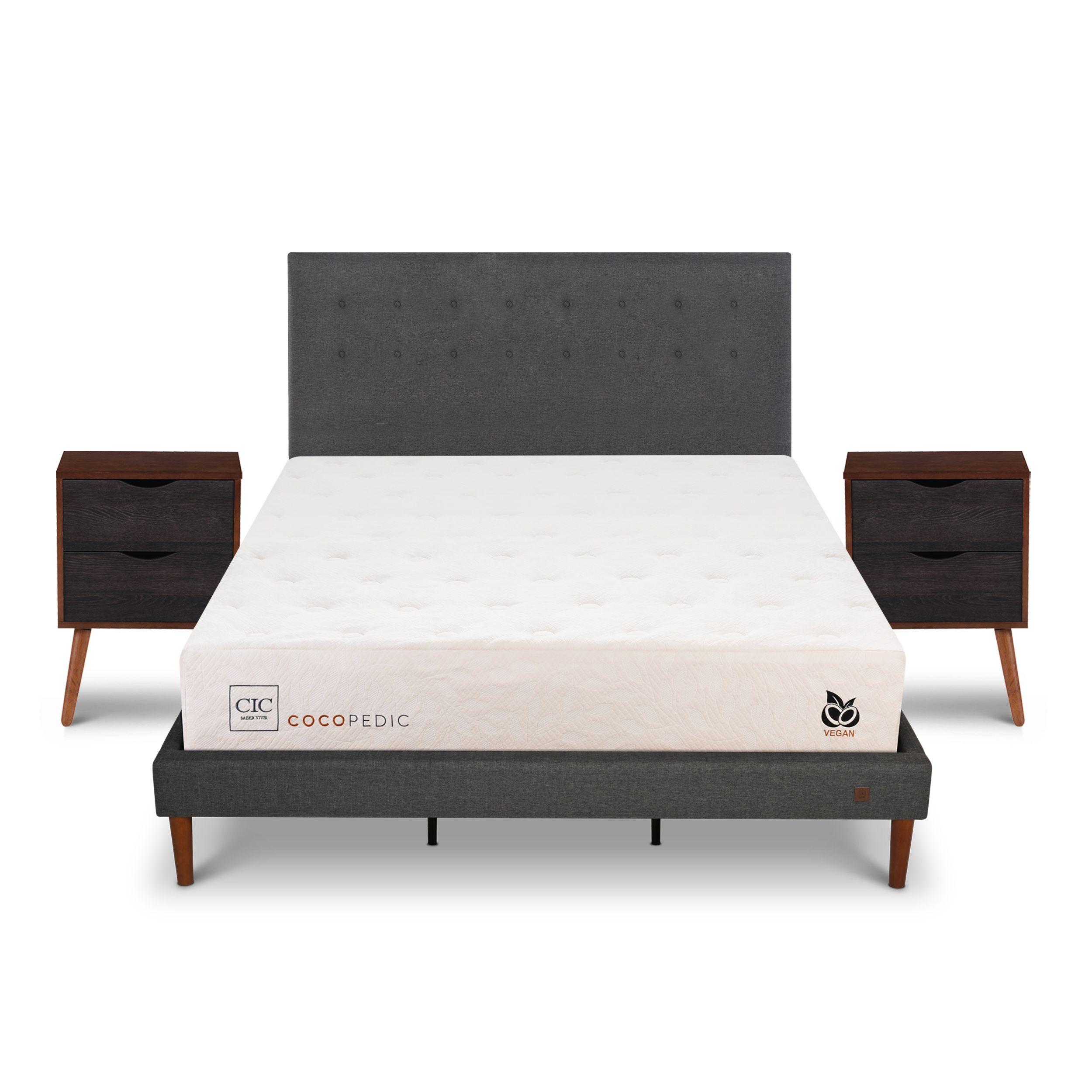 CAMA EUROPEA CURVE COCOPEDIC KING EUFRATES S/T-0