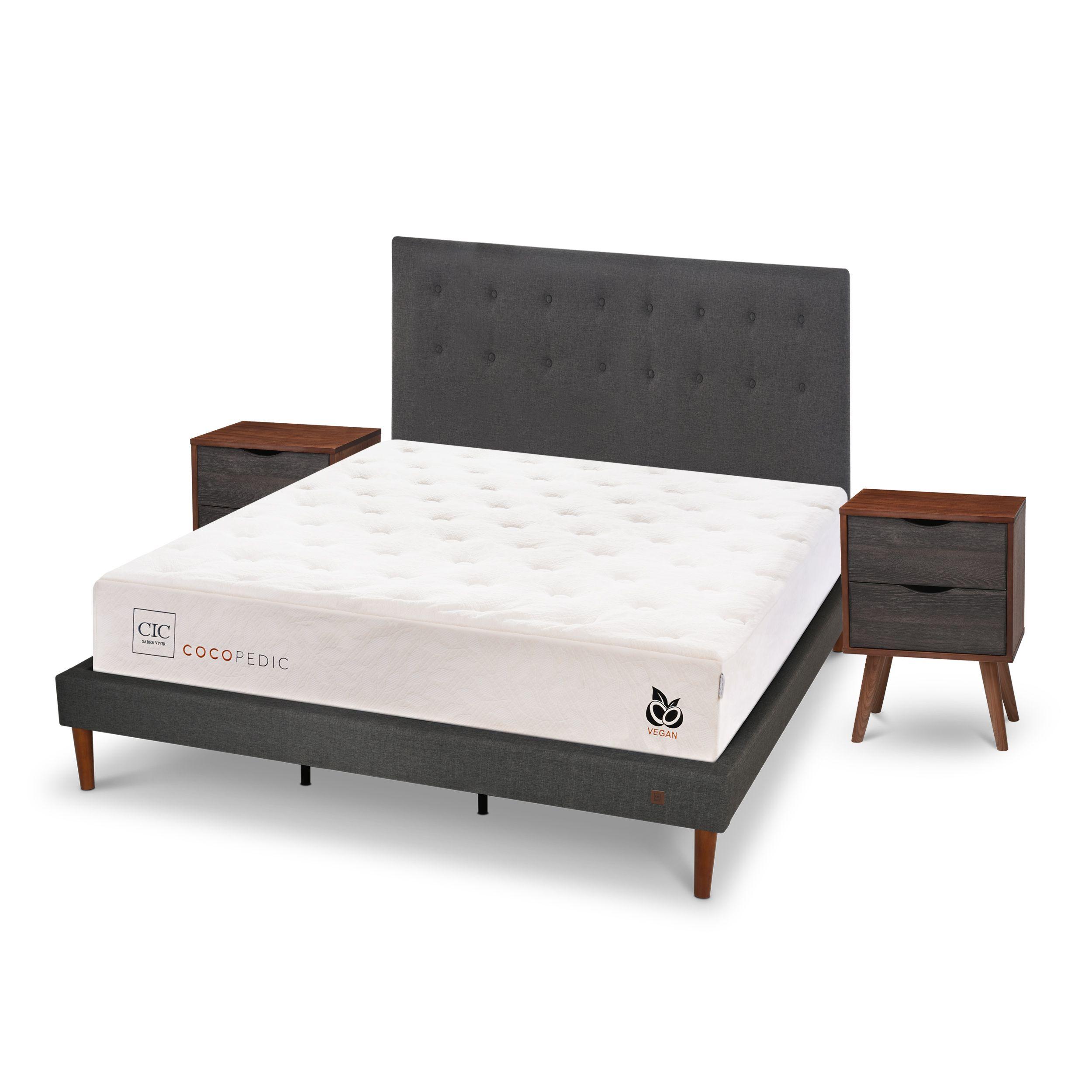 CAMA EUROPEA CURVE COCOPEDIC KING EUFRATES S/T-1
