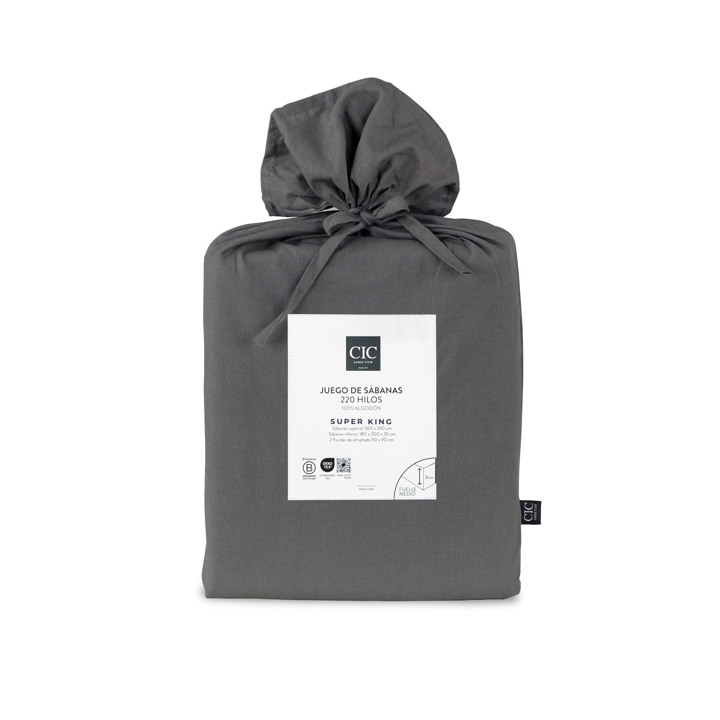 SET SABANA LISAS 220H GRIS SKING-8