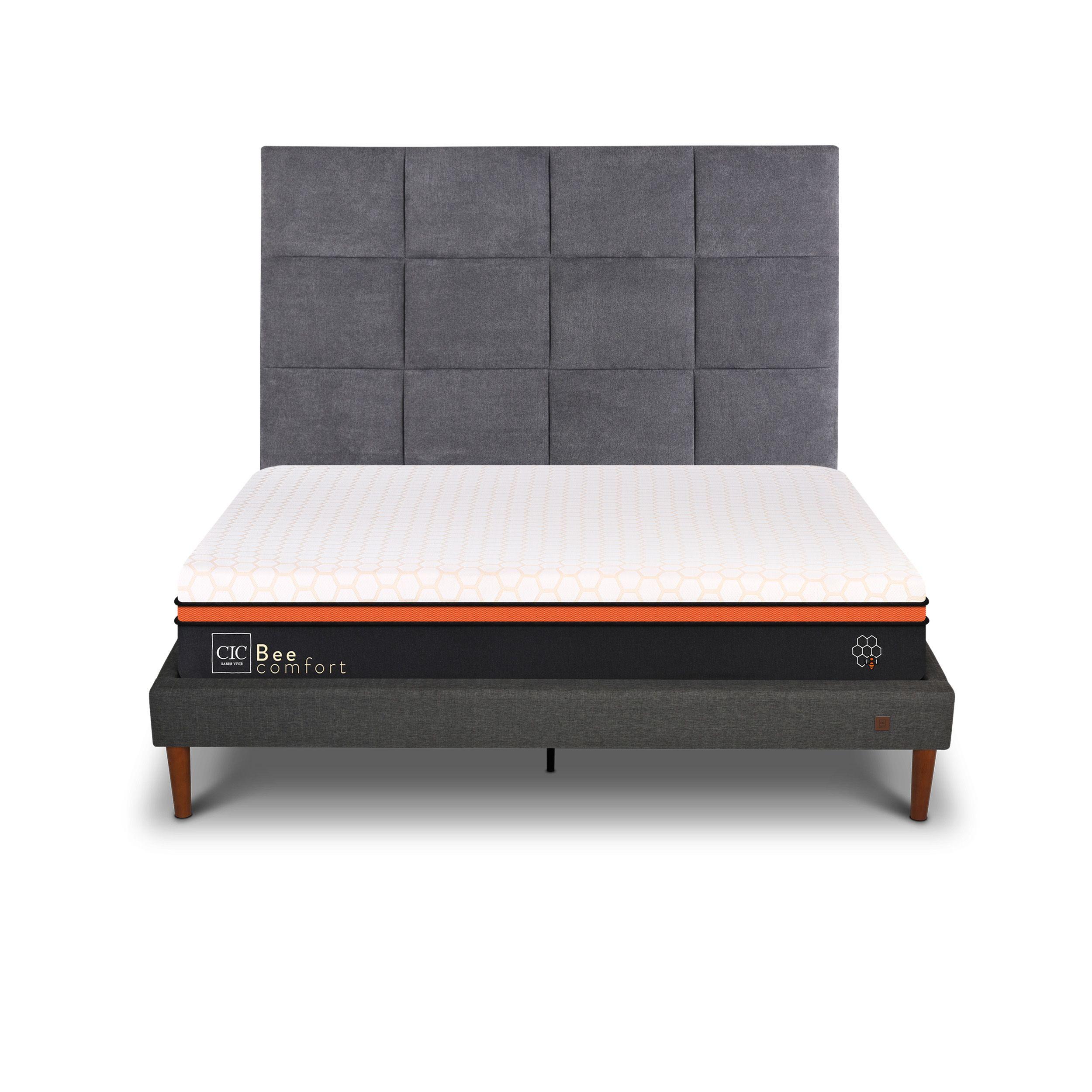 CAMA EUROPEA CURVE BEE COMFORT 2P RESPALDO TAMESIS-0