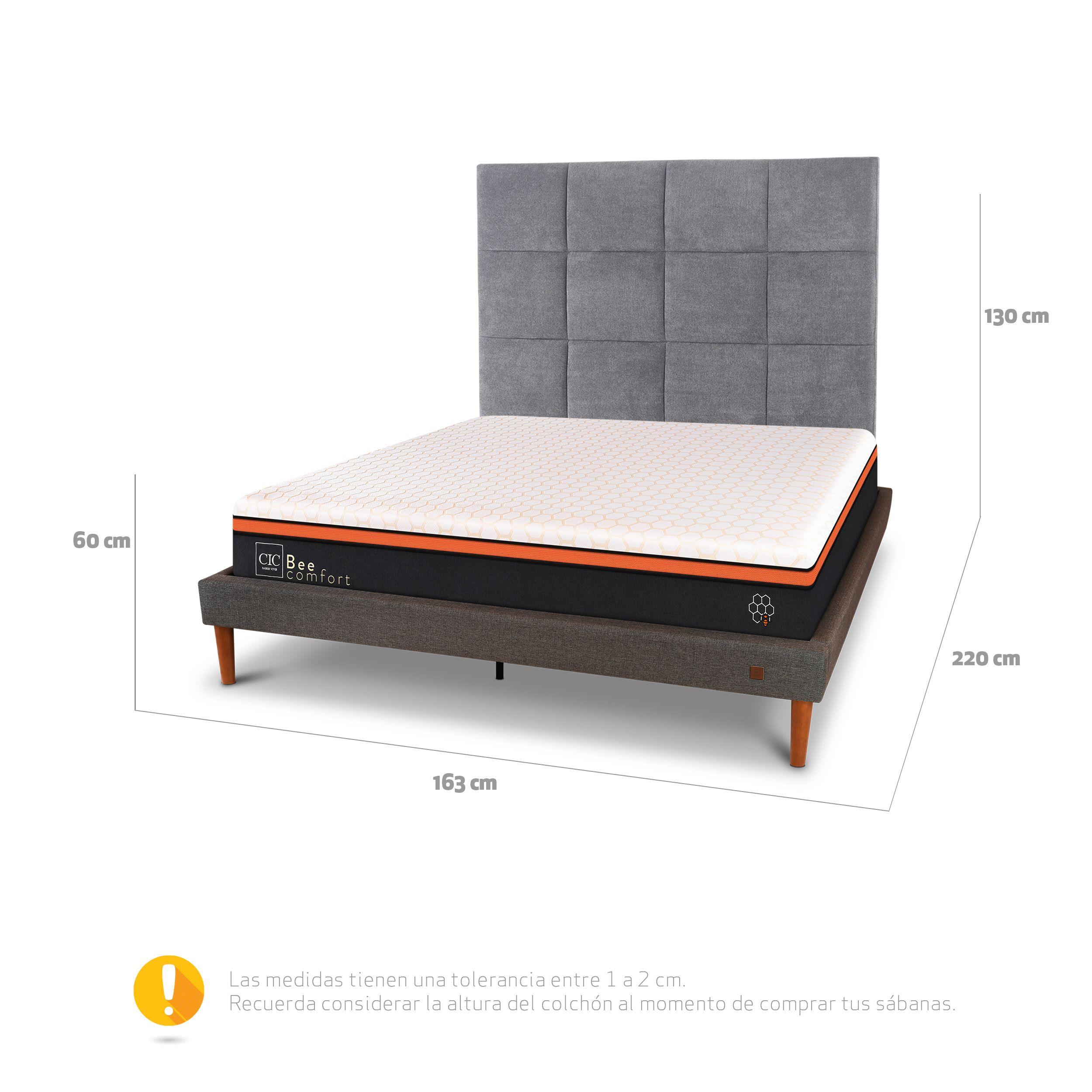 CAMA EUROPEA CURVE BEE COMFORT 2P RESPALDO TAMESIS-2