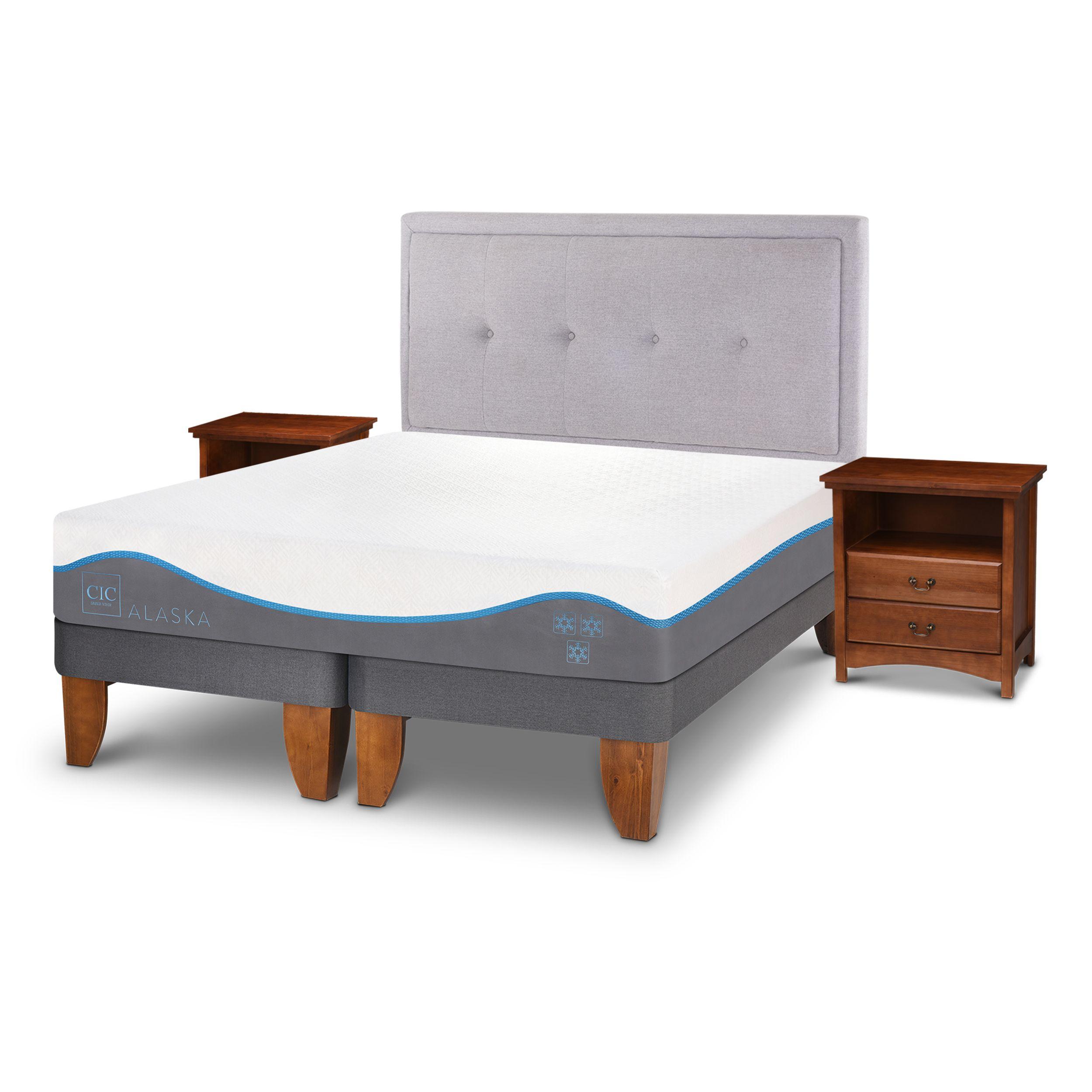 CAMA EUROPEA ALASKA 2 PLAZAS + SET GANGES-1