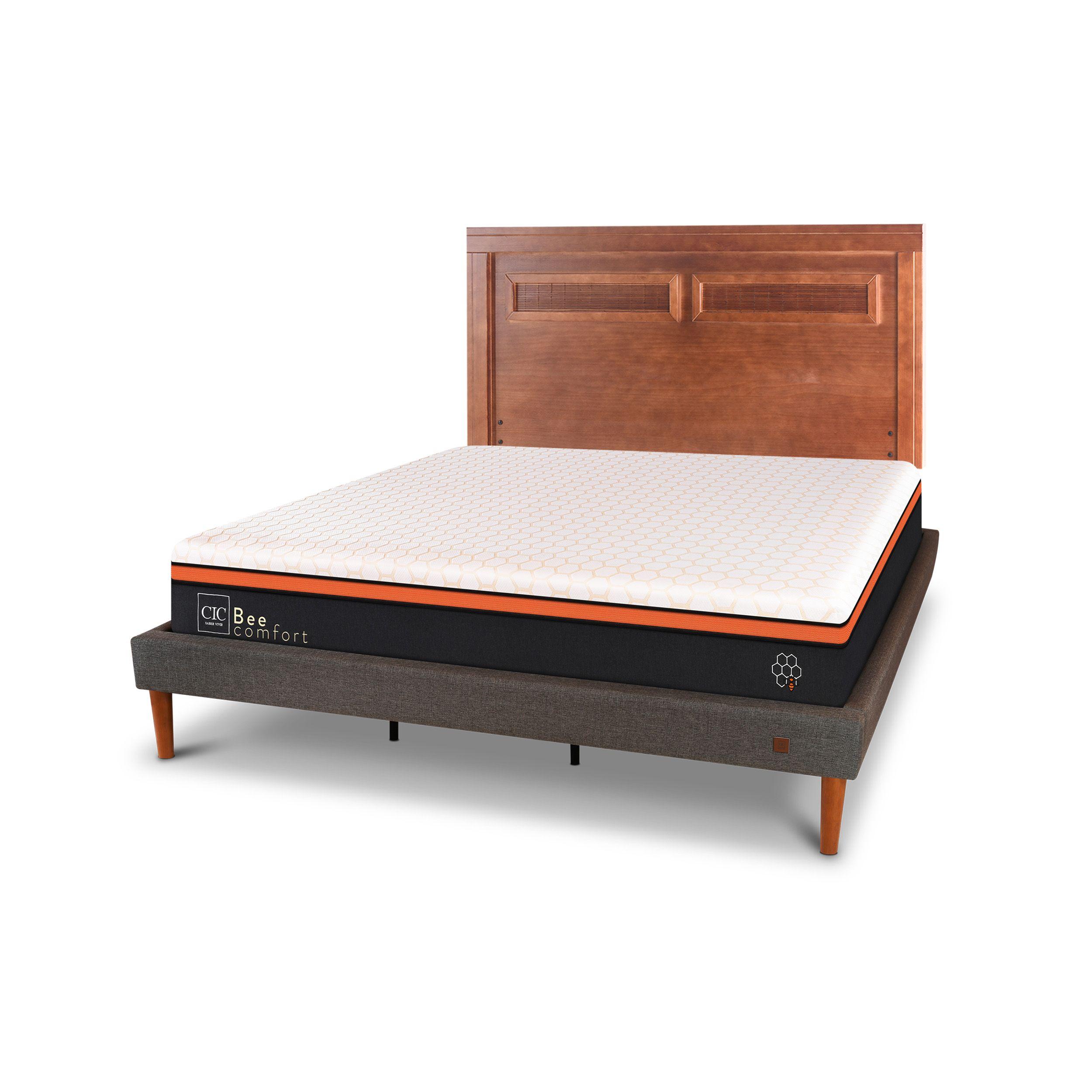 CAMA EUROPEA CURVE BEE COMFORT KING RESPALDO MILÁN-1