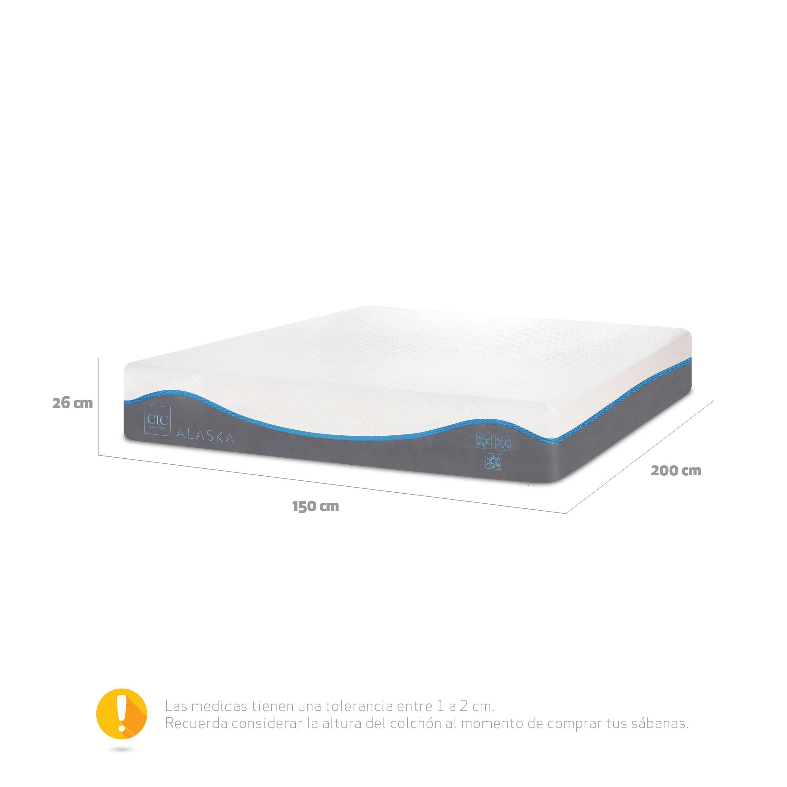 COLCHON ALASKA 2 PLAZAS(1.50 X 2 MTS)-2