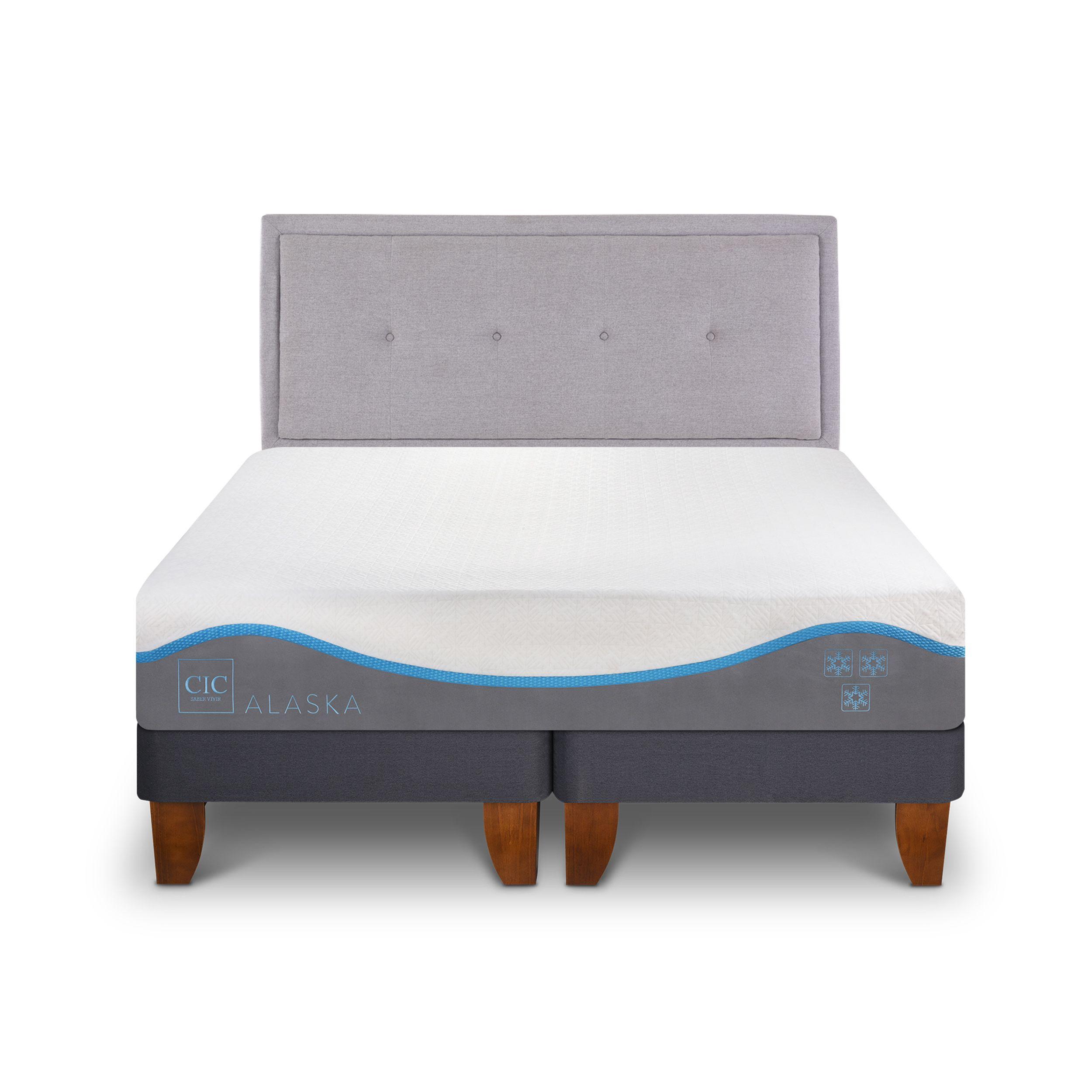 CAMA EUROPEA ALASKA 2 PLAZAS + RESPALDO GANGES-0