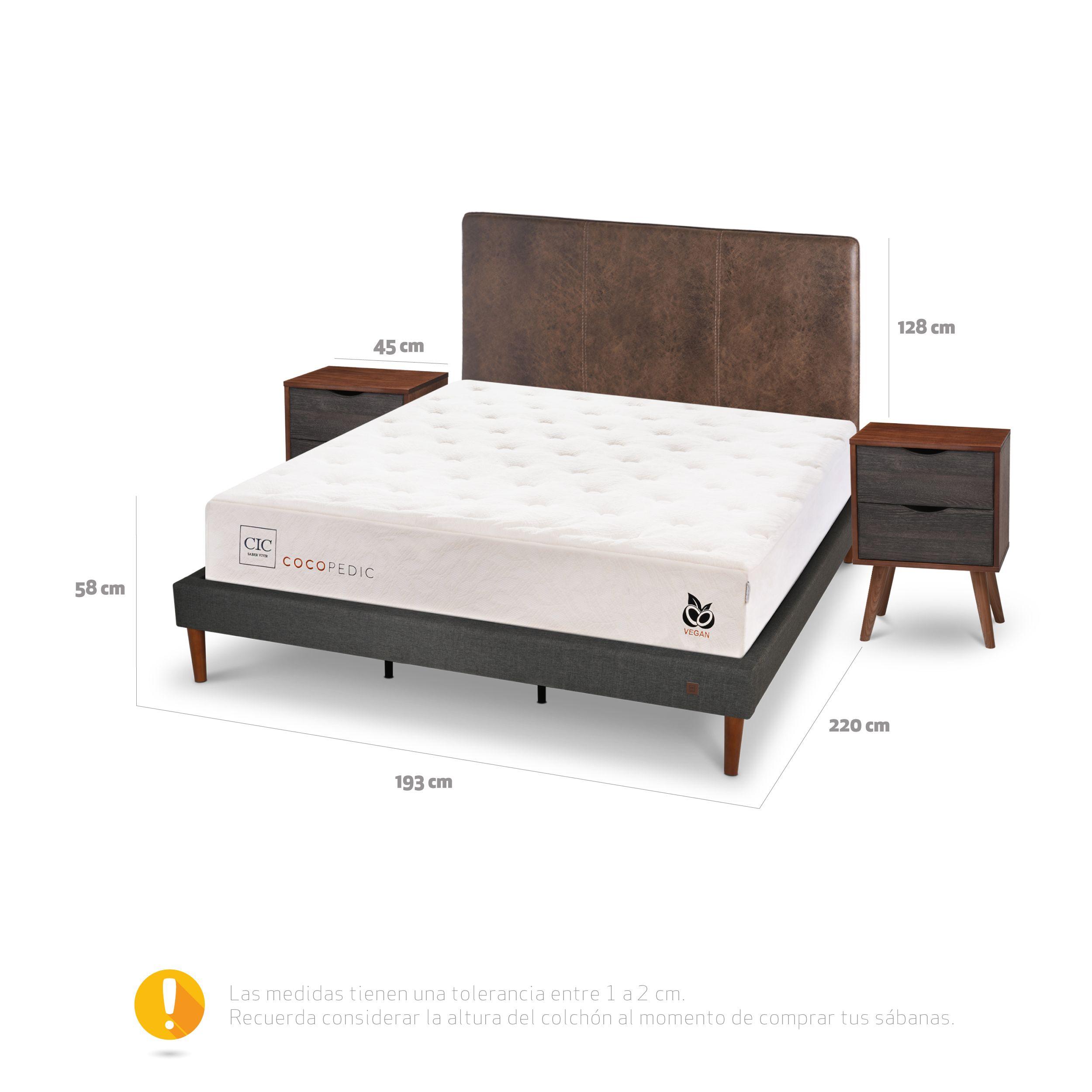 CAMA EUROPEA CURVE COCOPEDIC KING BAKER S/T-2