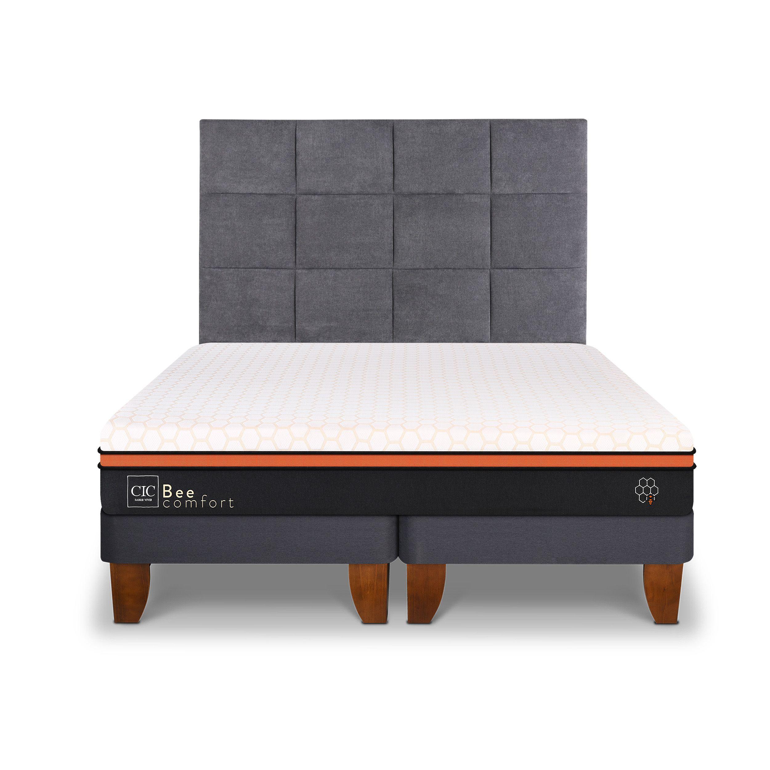 CAMA EUROPEA BEE COMFORT KING RESPALDO TAMESIS-0