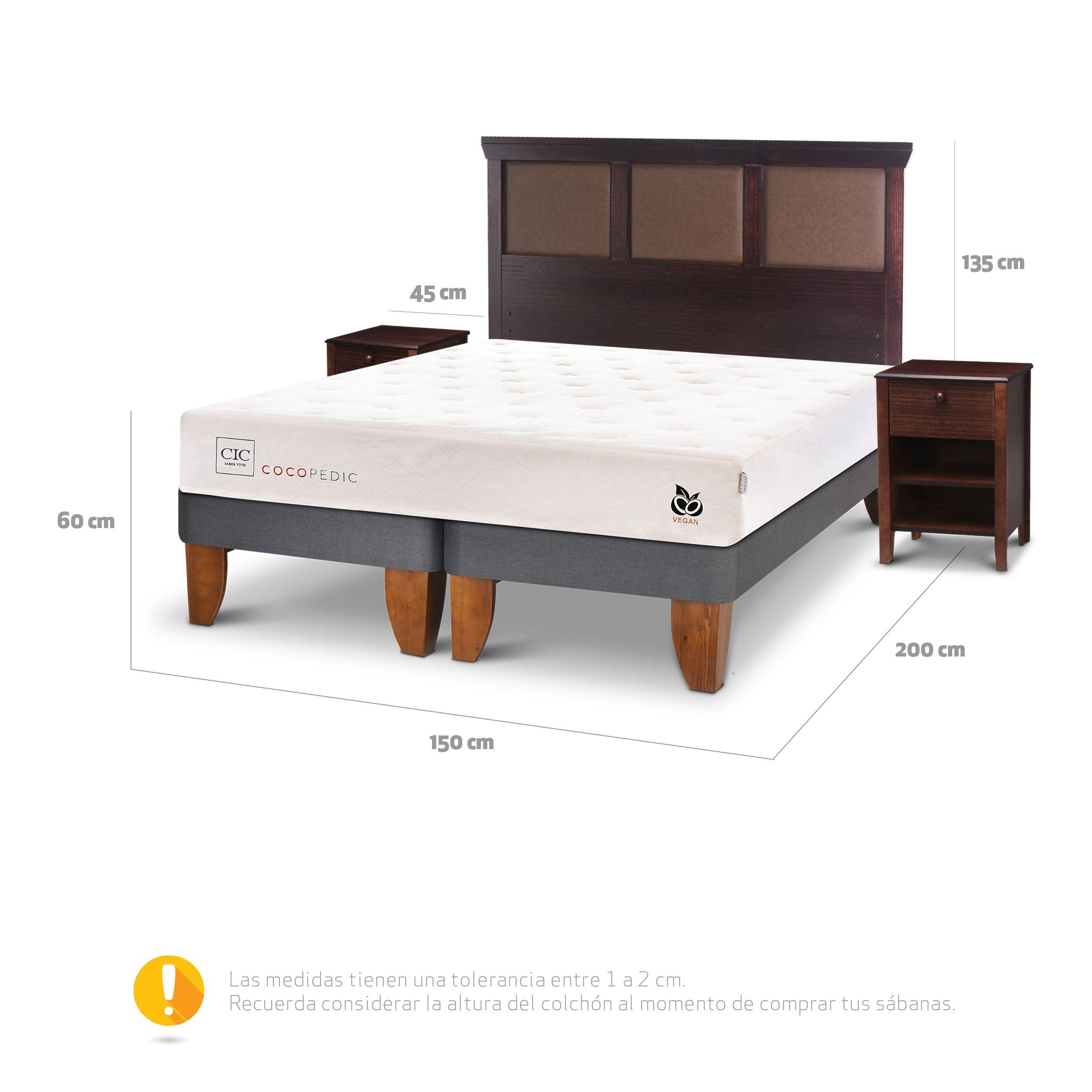 CAMA EUROPEA COCOPEDIC 2P BD NEW TORINO CHOC S/T-2