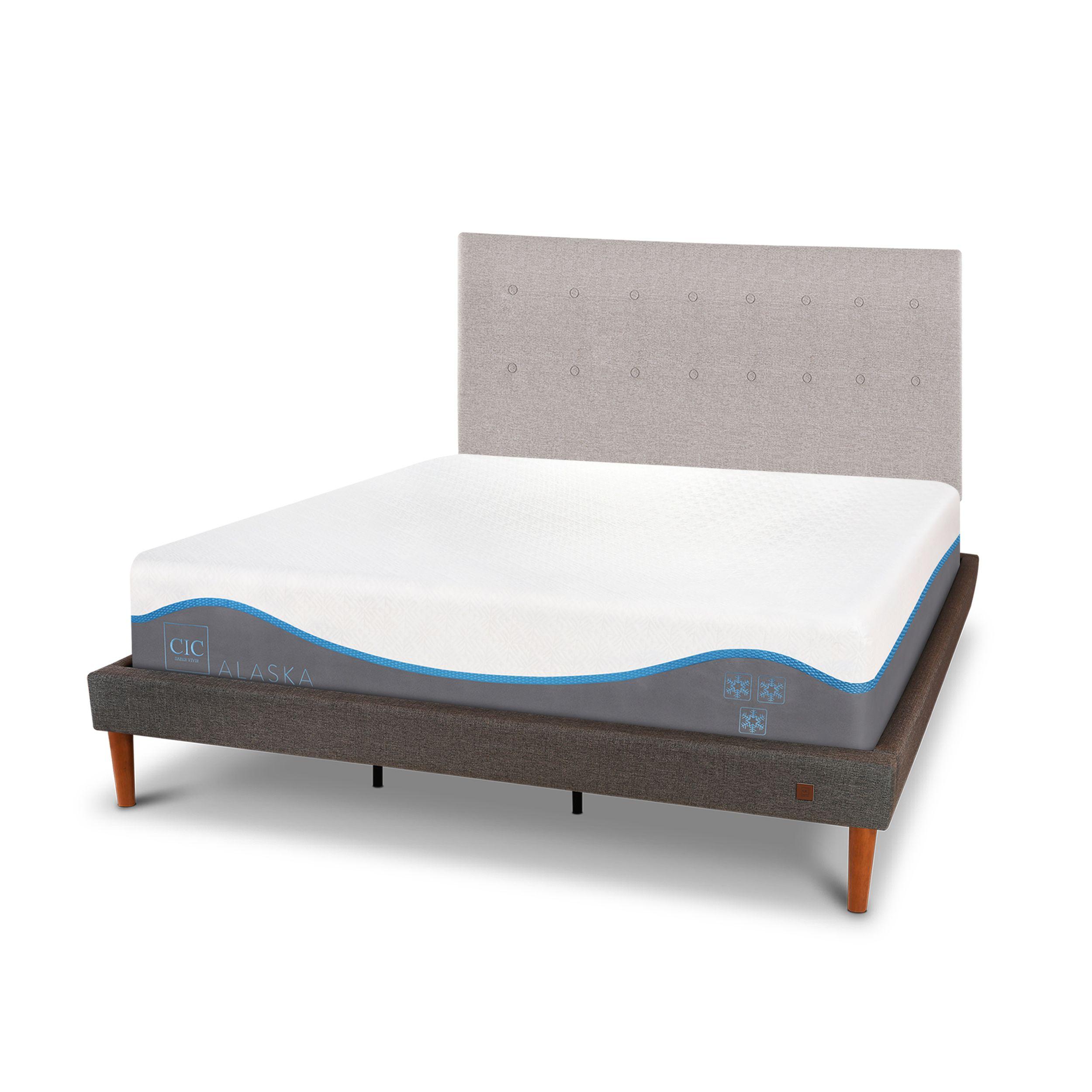 CAMA EUROPEA CURVE ALASKA KING + RESPALDO TIGRIS-1