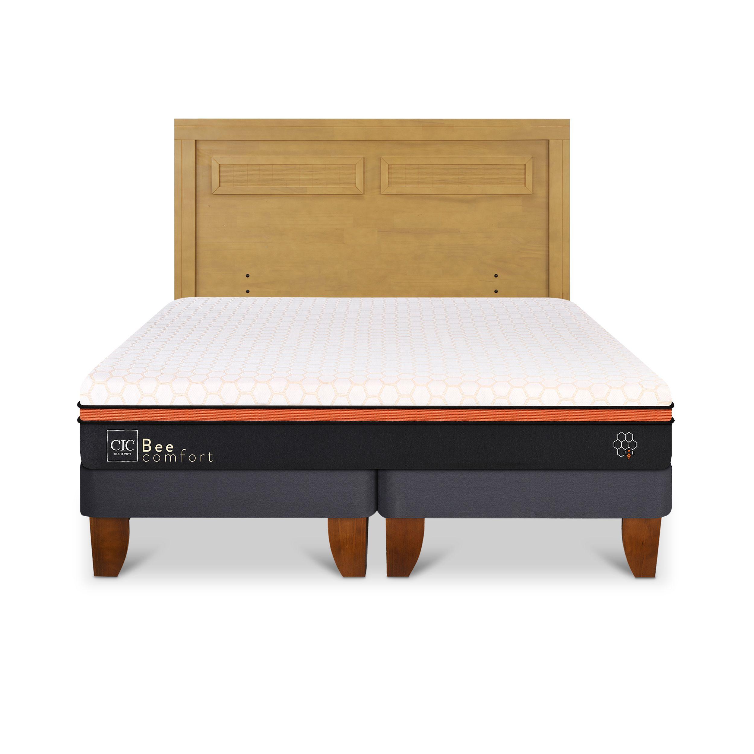CAMA EUROPEA BEECOMFORT KING + RESPALDO MILAN MOSTAZA-0