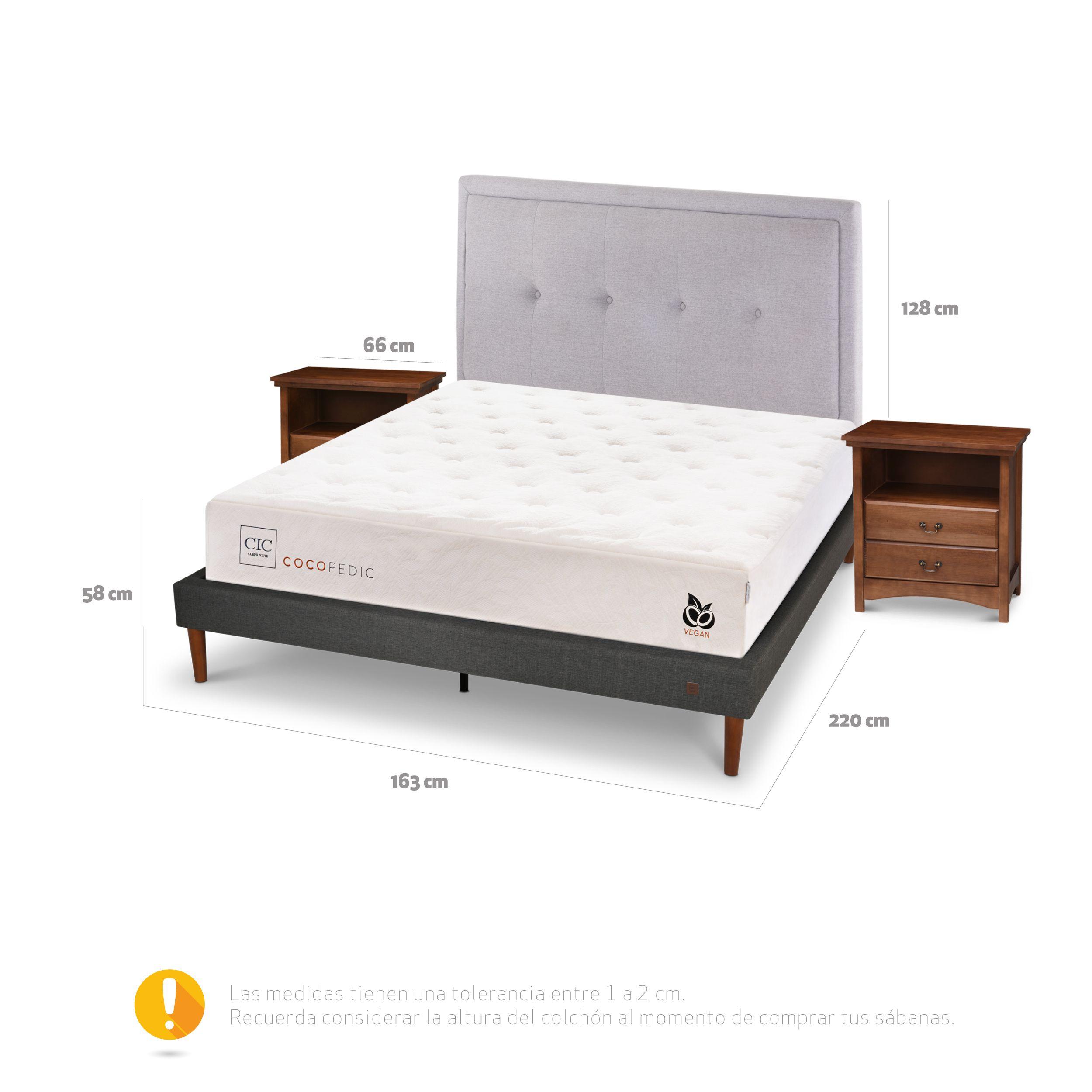 CAMA EUROPEA CURVE COCOPEDIC 2P BD GANGES S/T-2