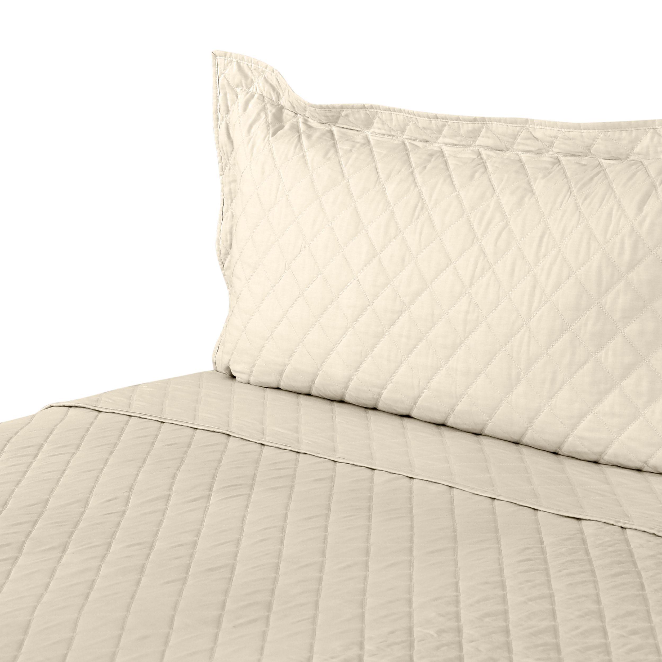 QUILT POLYCOTTON TAUPE 2P-2