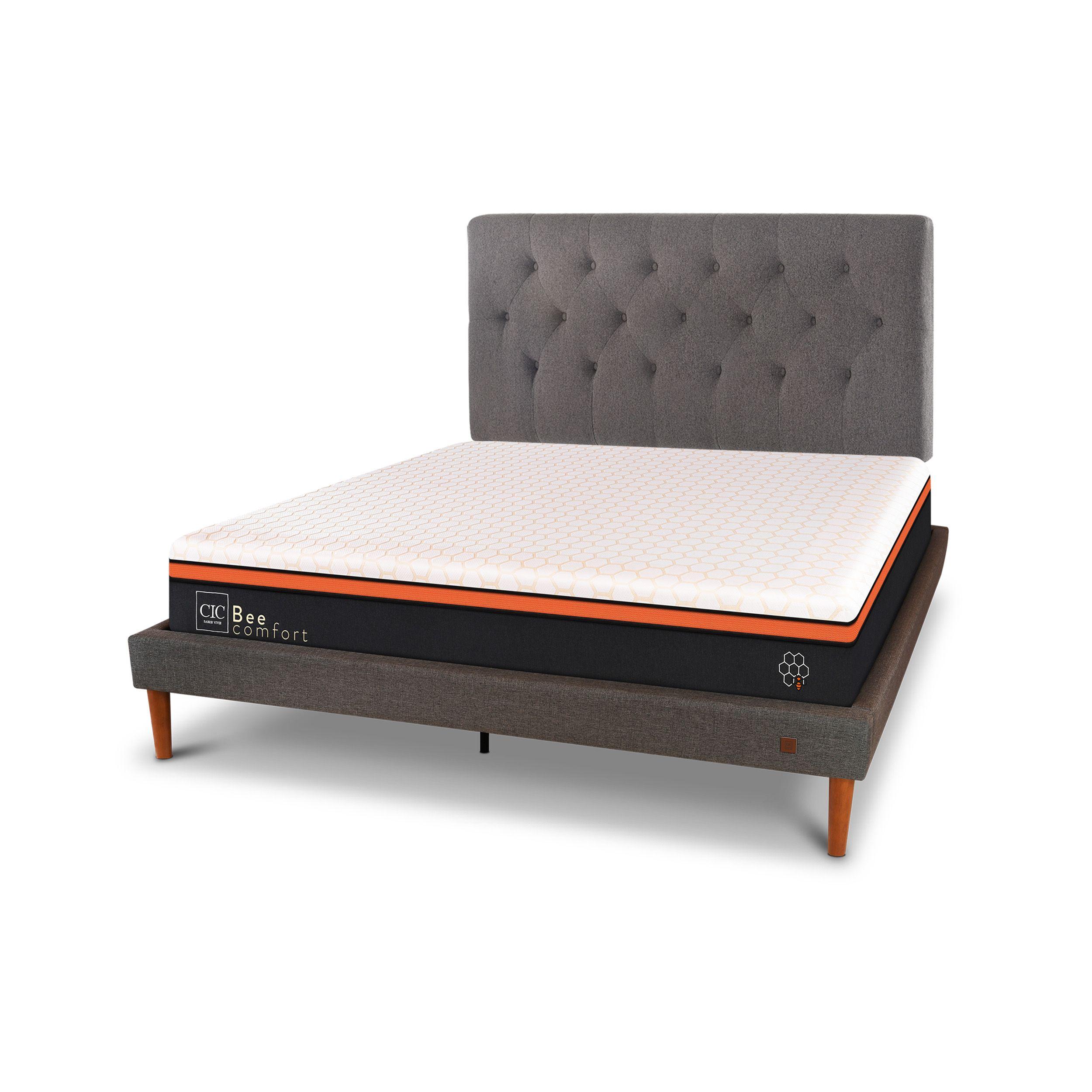 CAMA EUROPEA CURVE BEE COMFORT 2P RESPALDO KAVERY-1