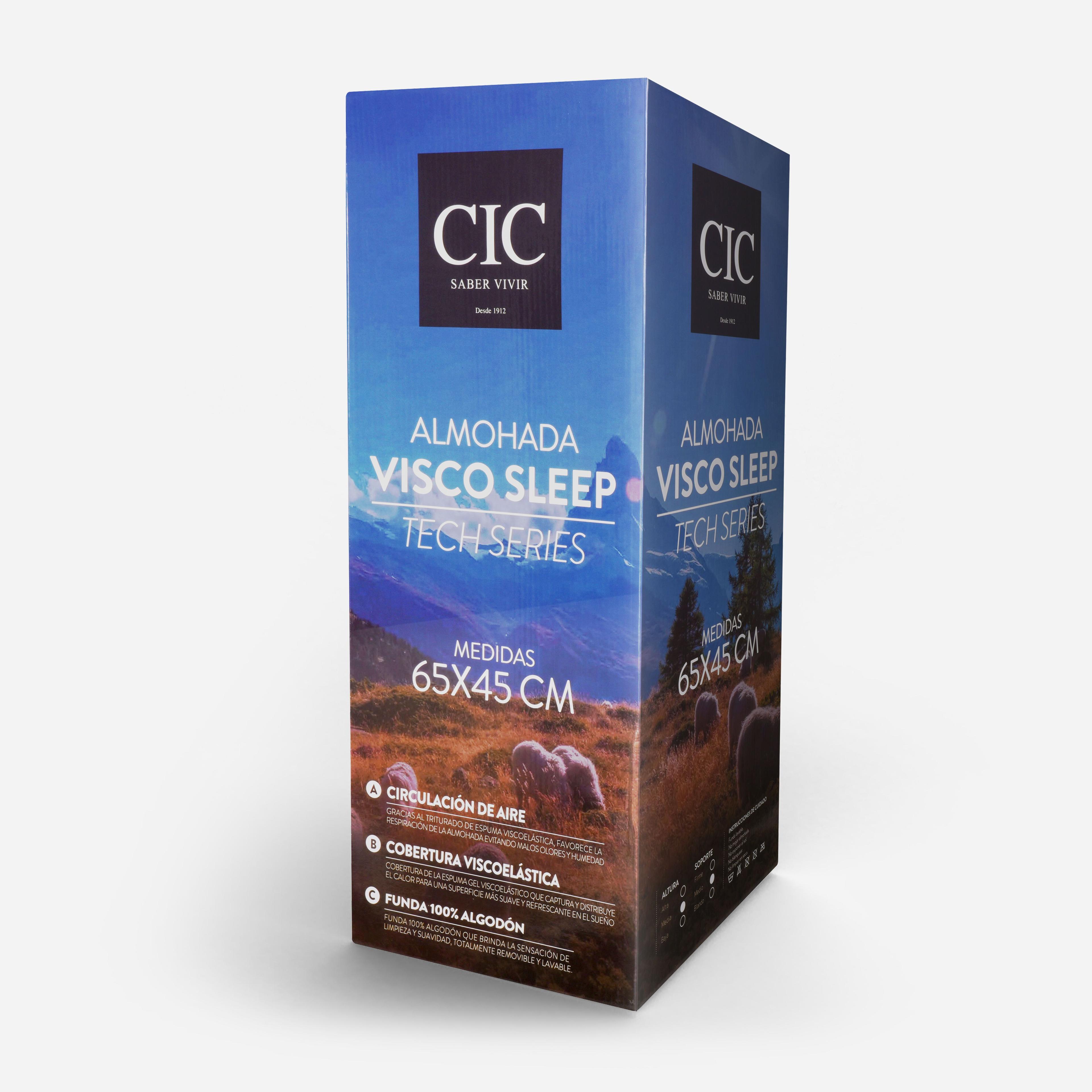 ALMOHADA VISCO SLEEP TECH SERIES 65X45 CM UNT-0