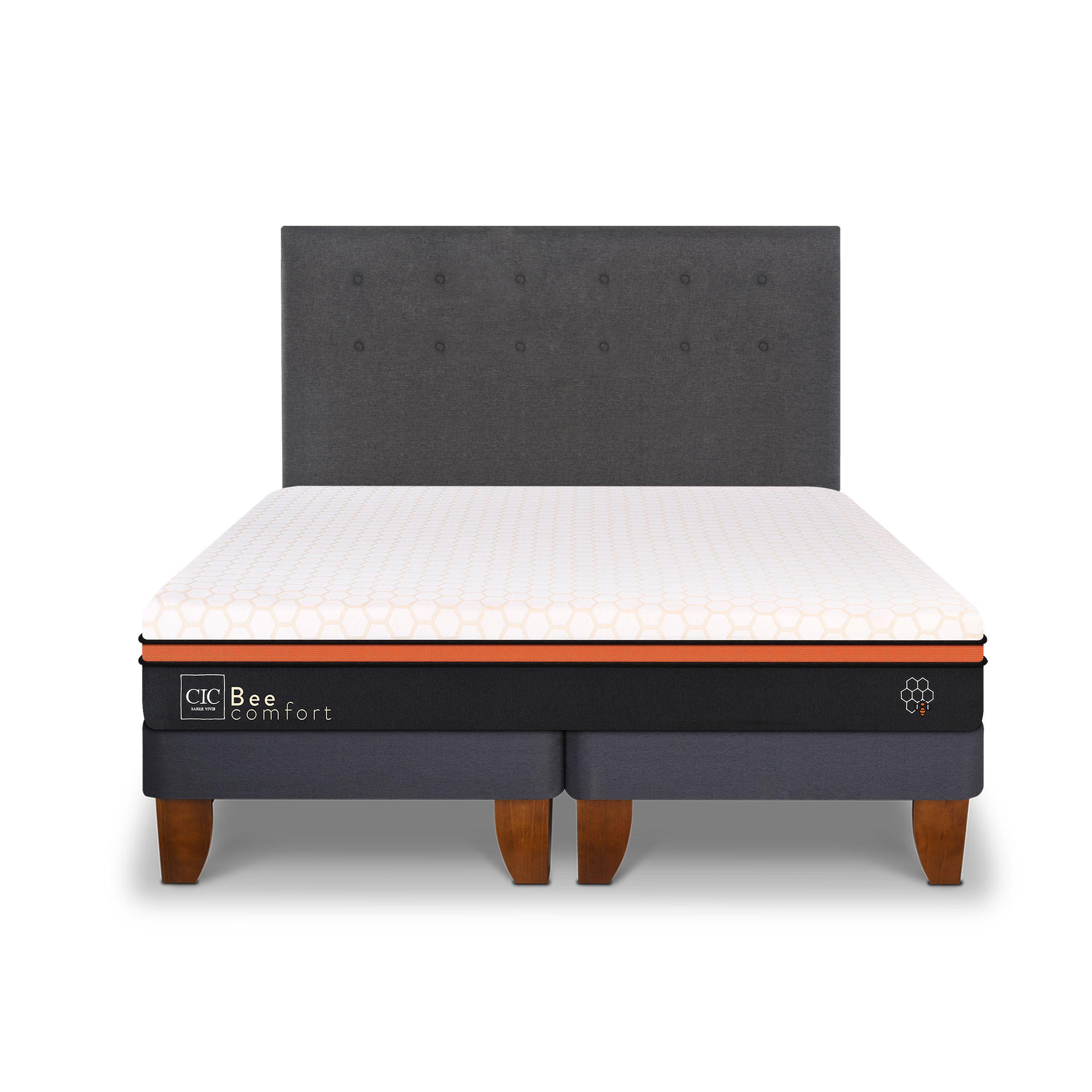 CAMA EUROPEA BEE COMFORT 2P BD RESPALDO EUFRATES-0