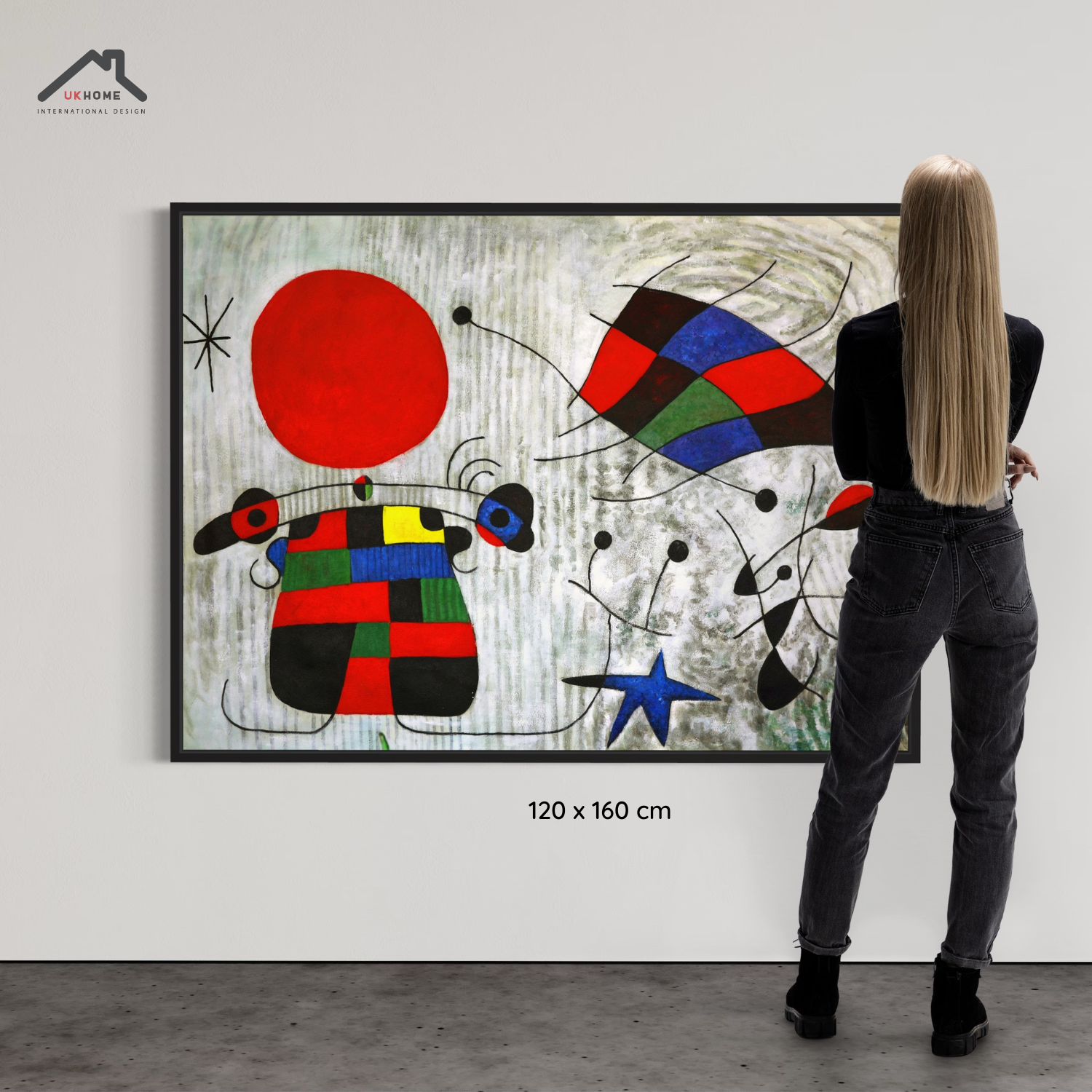 Cuadro Oleo sobre Tela con Marco 160x120 | UKHOME-4