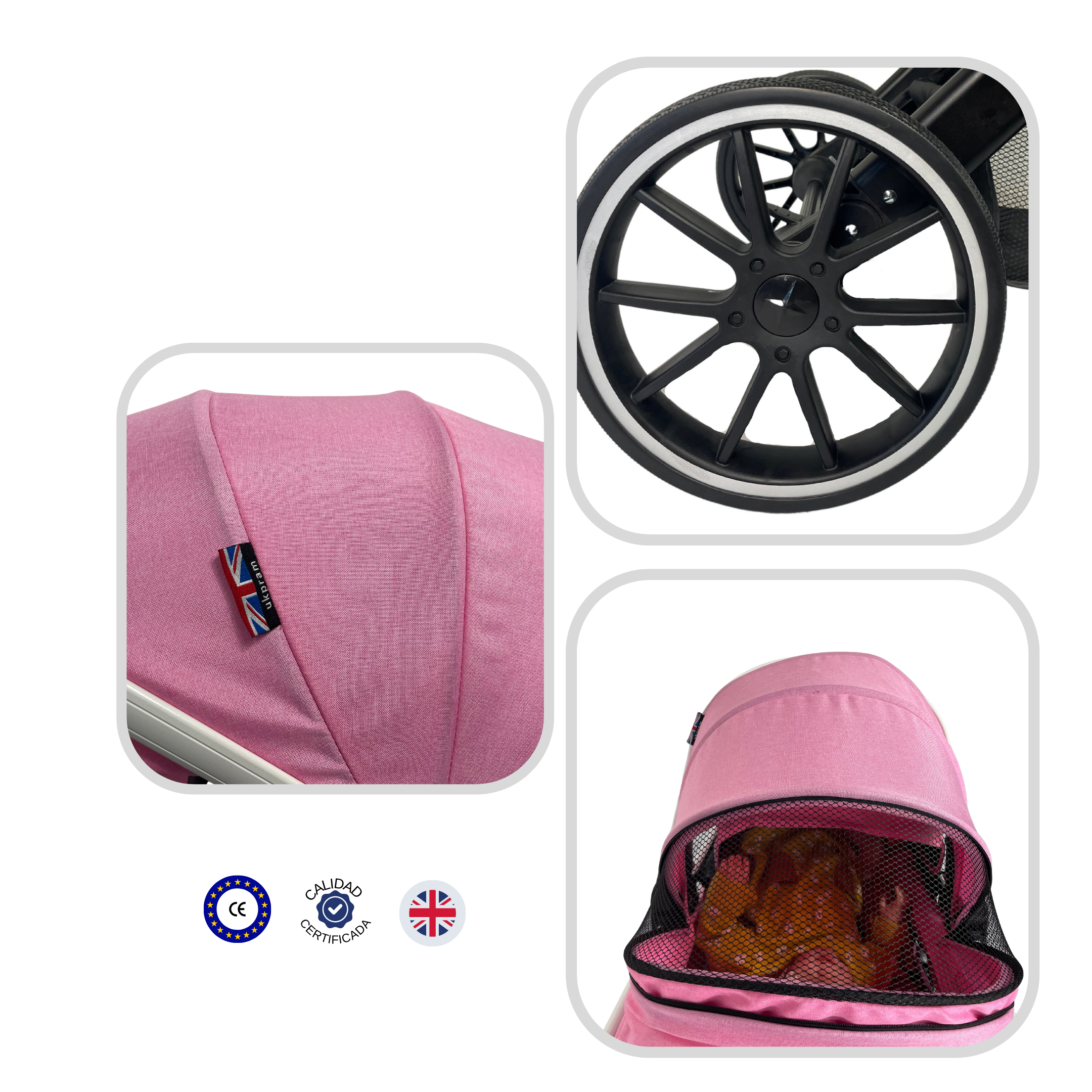 COCHE 3 EN 1 | TRAVEL SYSTEM |UKPRAM-5
