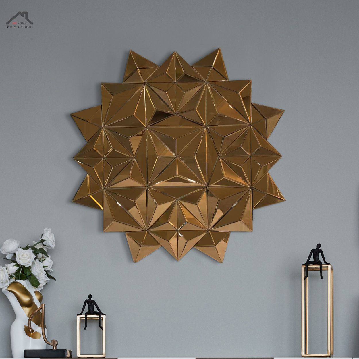 ESPEJO DECORATIVO | SOL DORADO | UKHOME-2