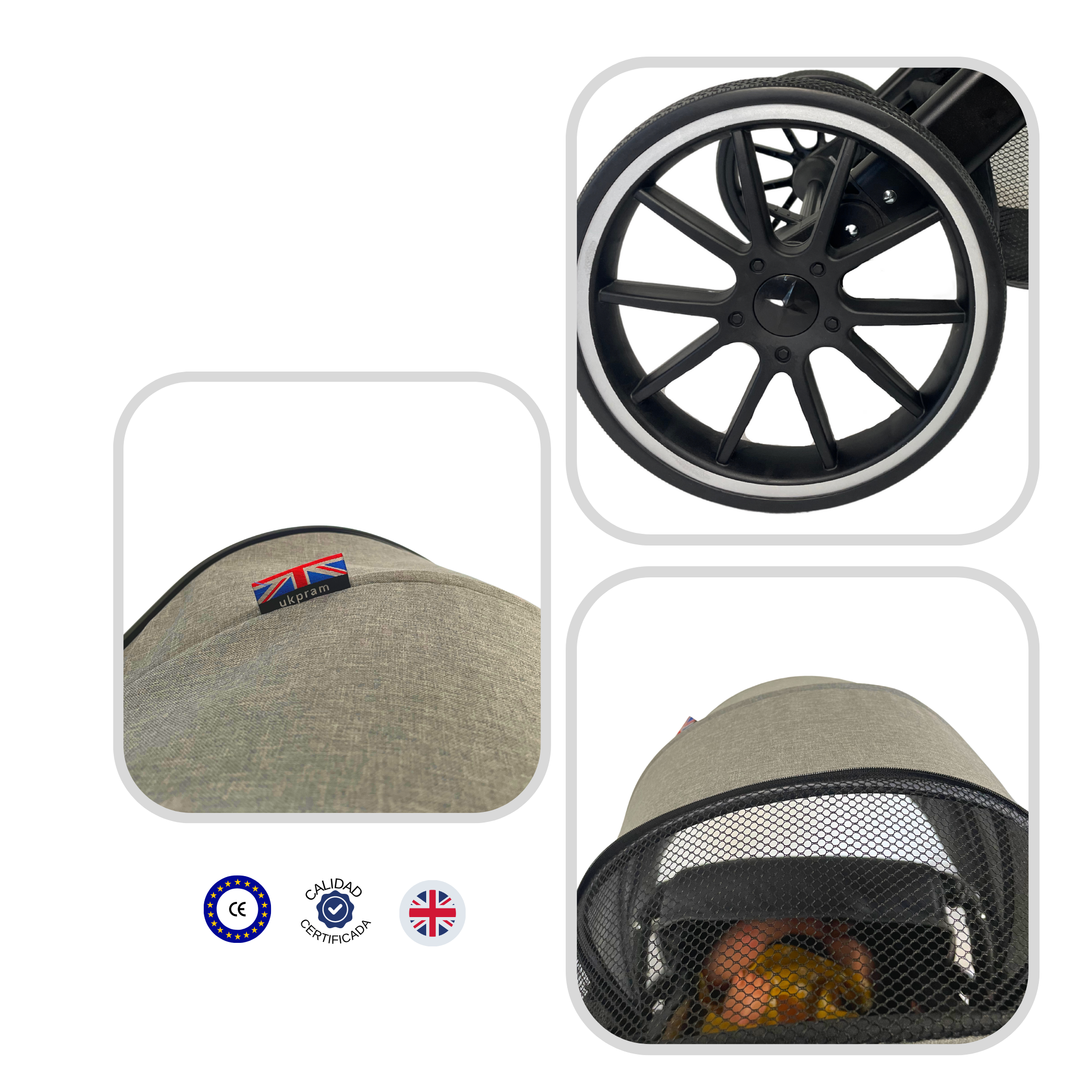 COCHE 3 EN 1 | TRAVEL SYSTEM |UKPRAM-5