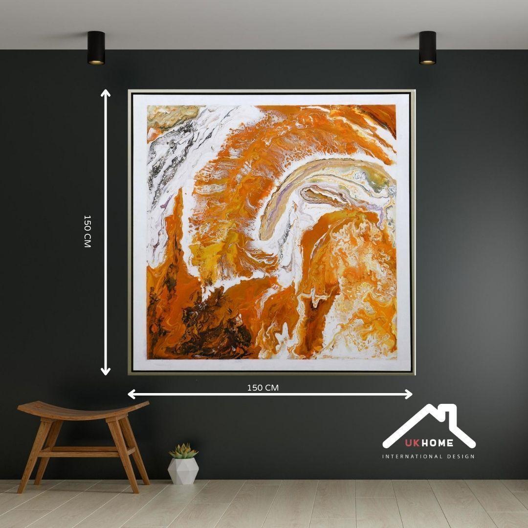 Cuadro Oleo sobre Tela con Marco 150x150 | UKHOME-2