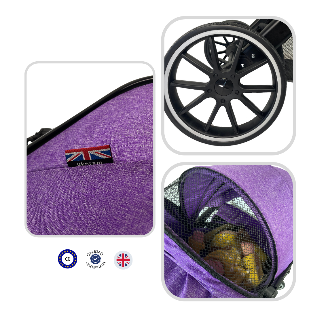 COCHE 3 EN 1 | TRAVEL SYSTEM |UKPRAM-3