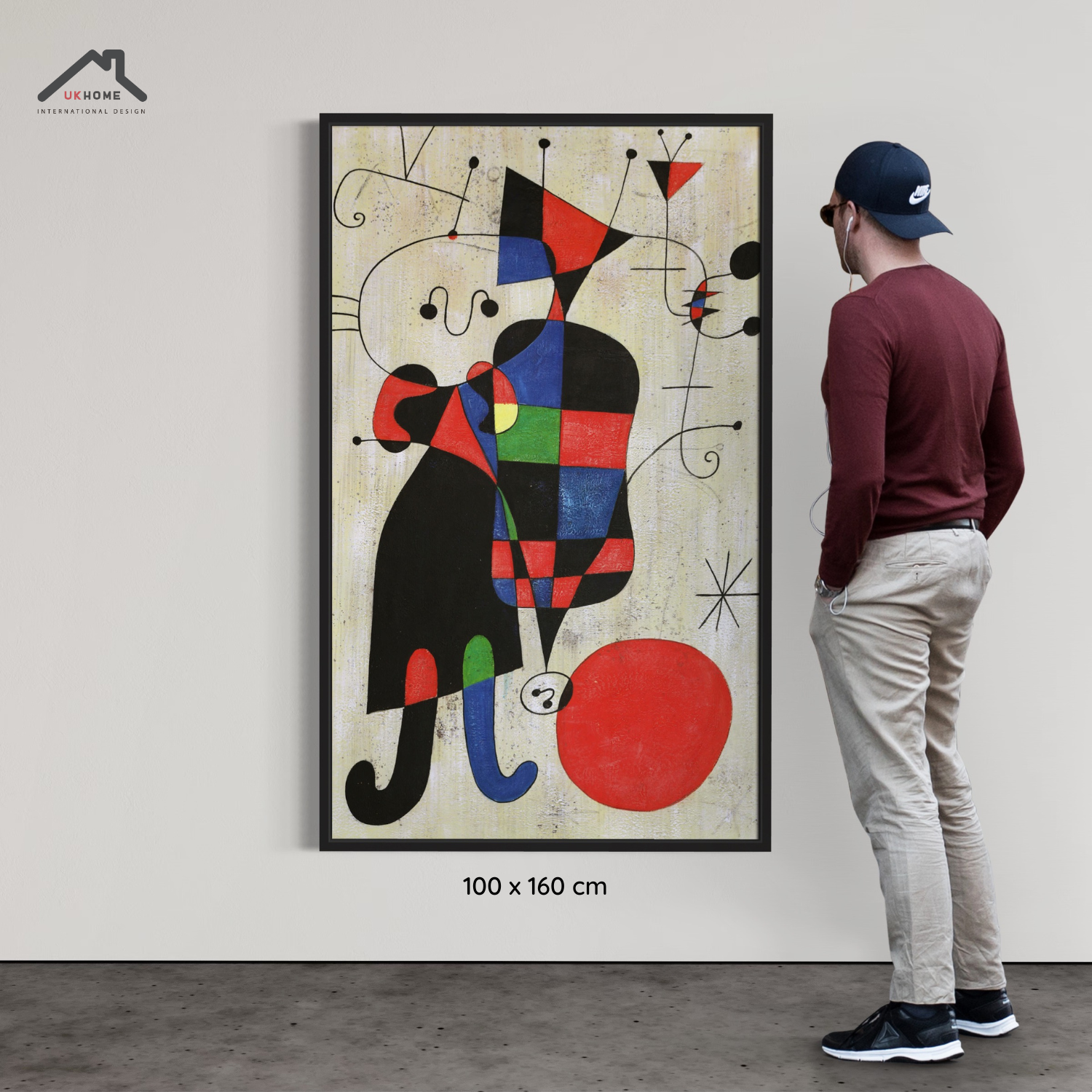 Cuadro Oleo sobre Tela con Marco 100x160 | UKHOME-3